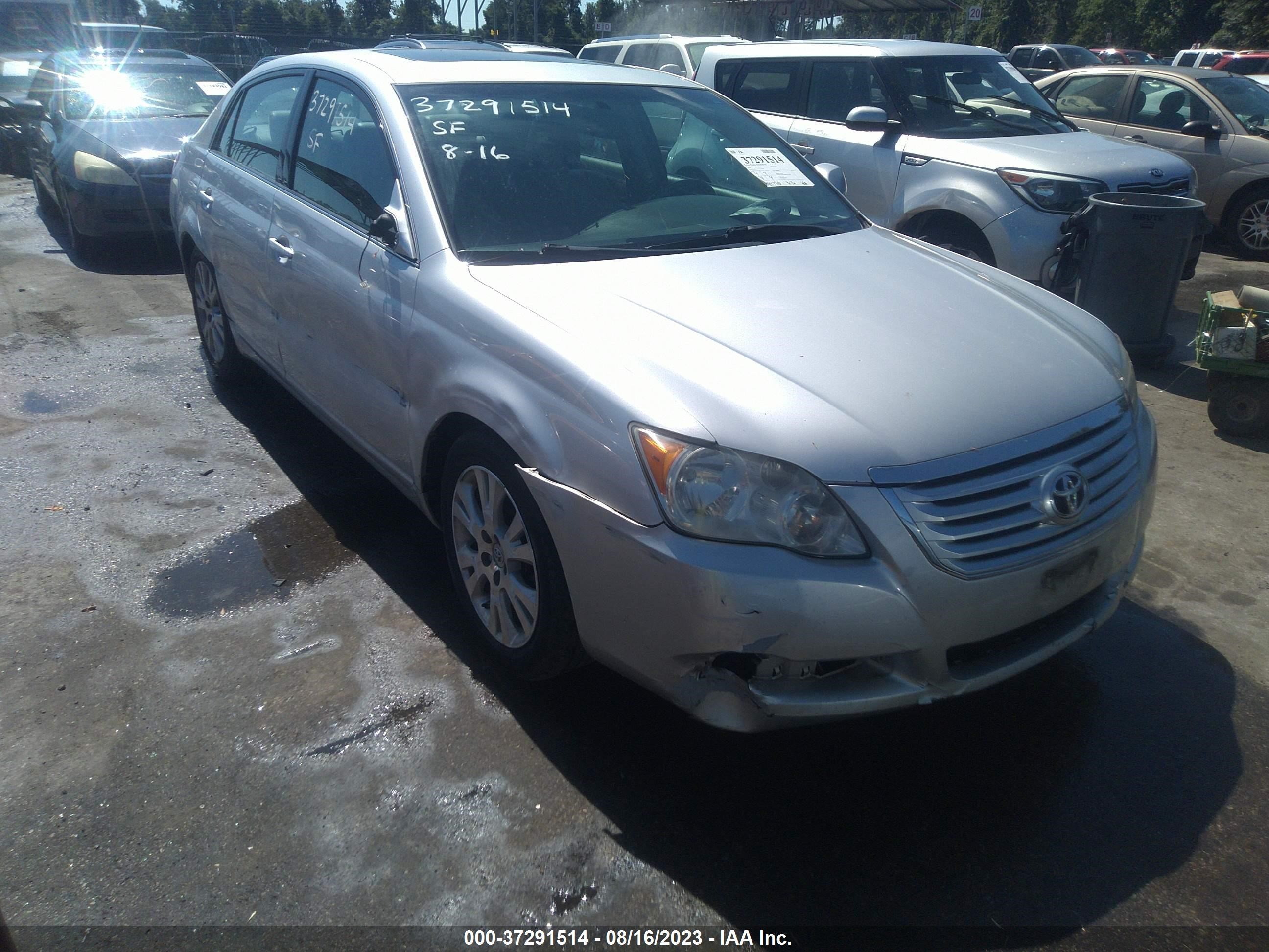 toyota avalon 2008 4t1bk36bx8u273783