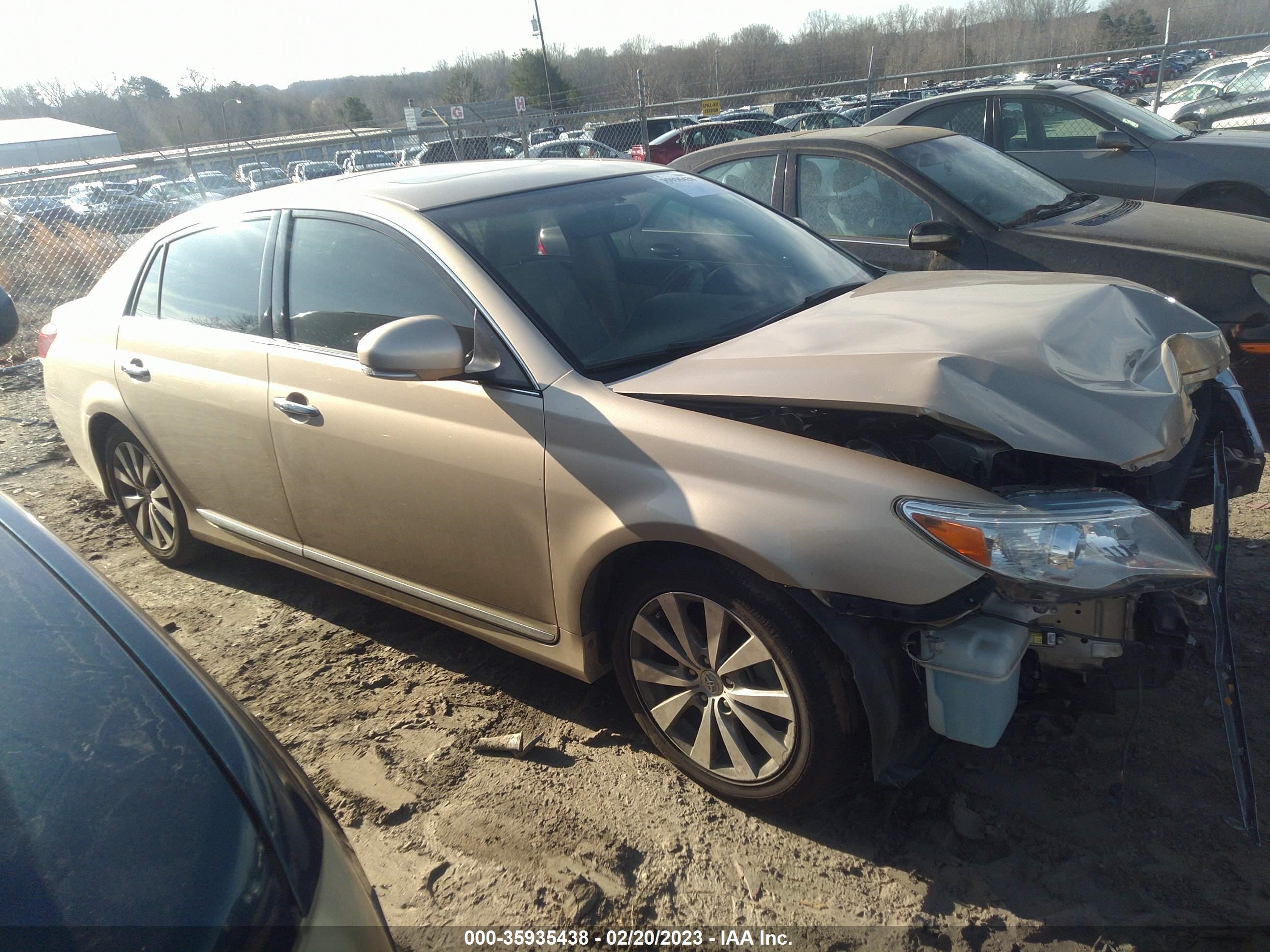 toyota avalon 2011 4t1bk3db4bu389880