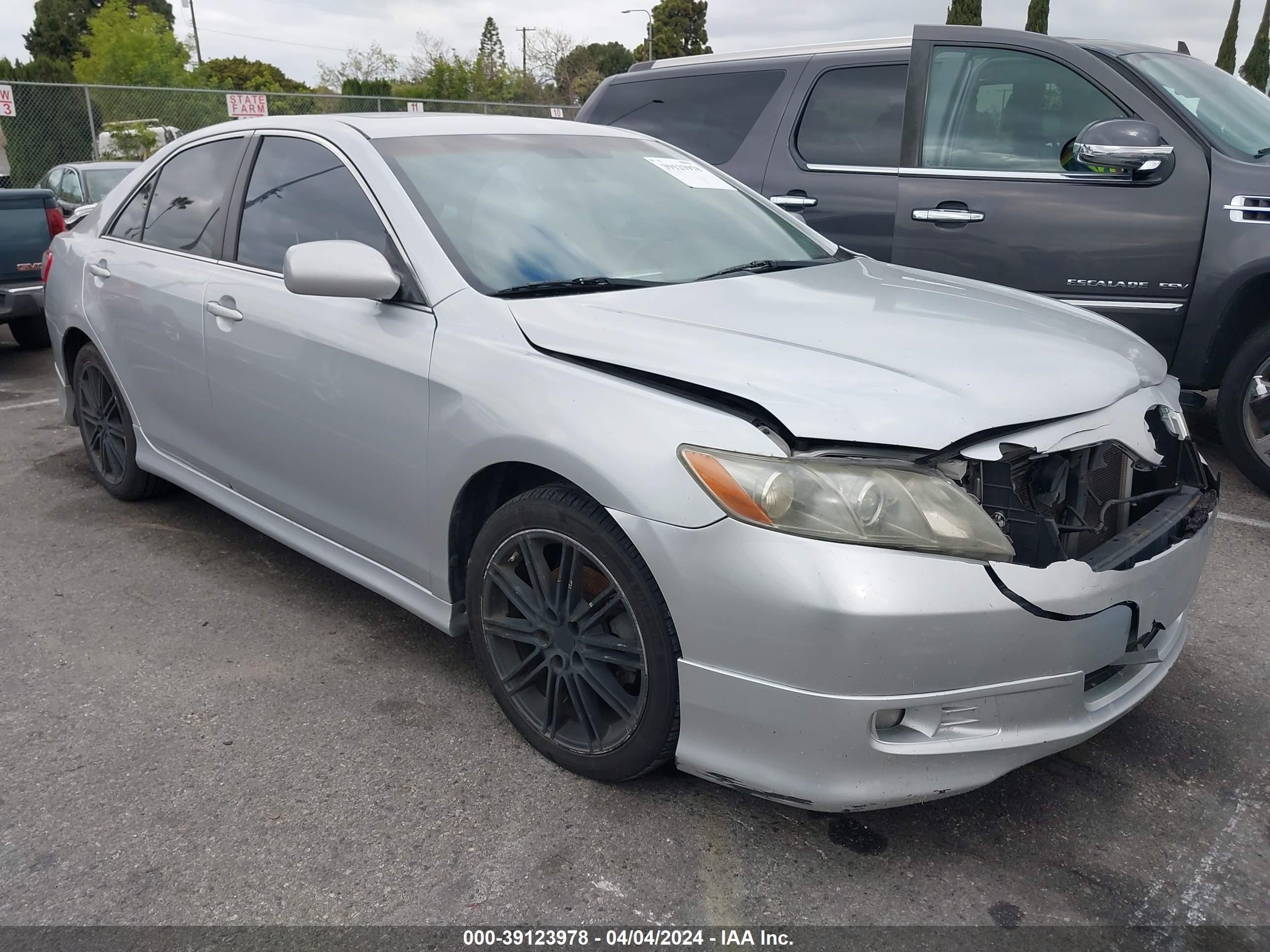 toyota camry 2007 4t1bk46k07u530437