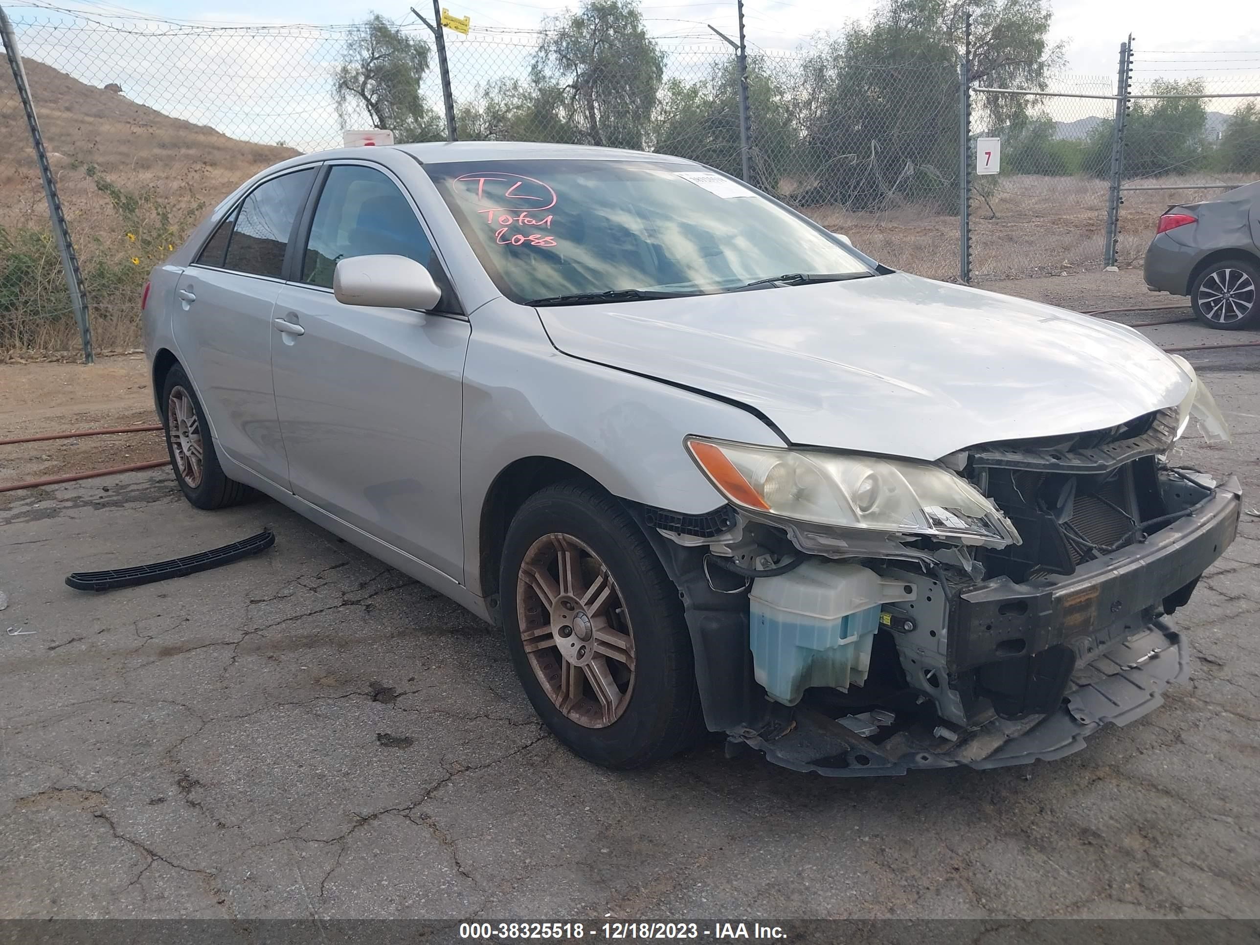 toyota camry 2007 4t1bk46k07u545651