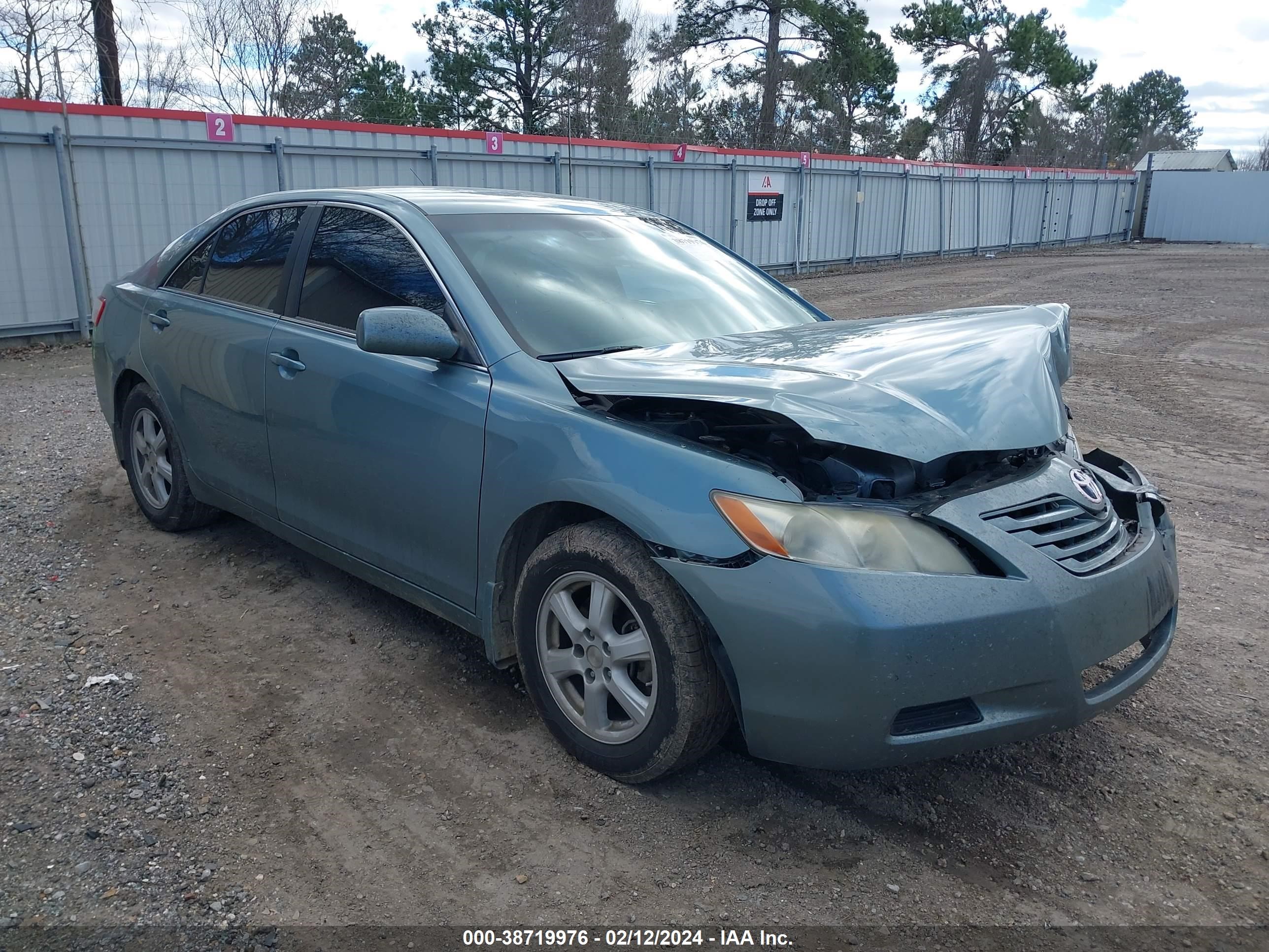 toyota camry 2007 4t1bk46k07u548856