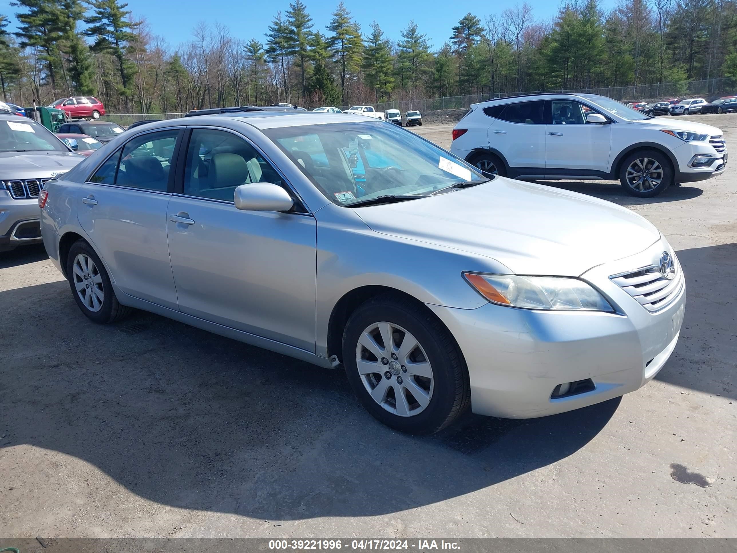 toyota camry 2007 4t1bk46k17u007525