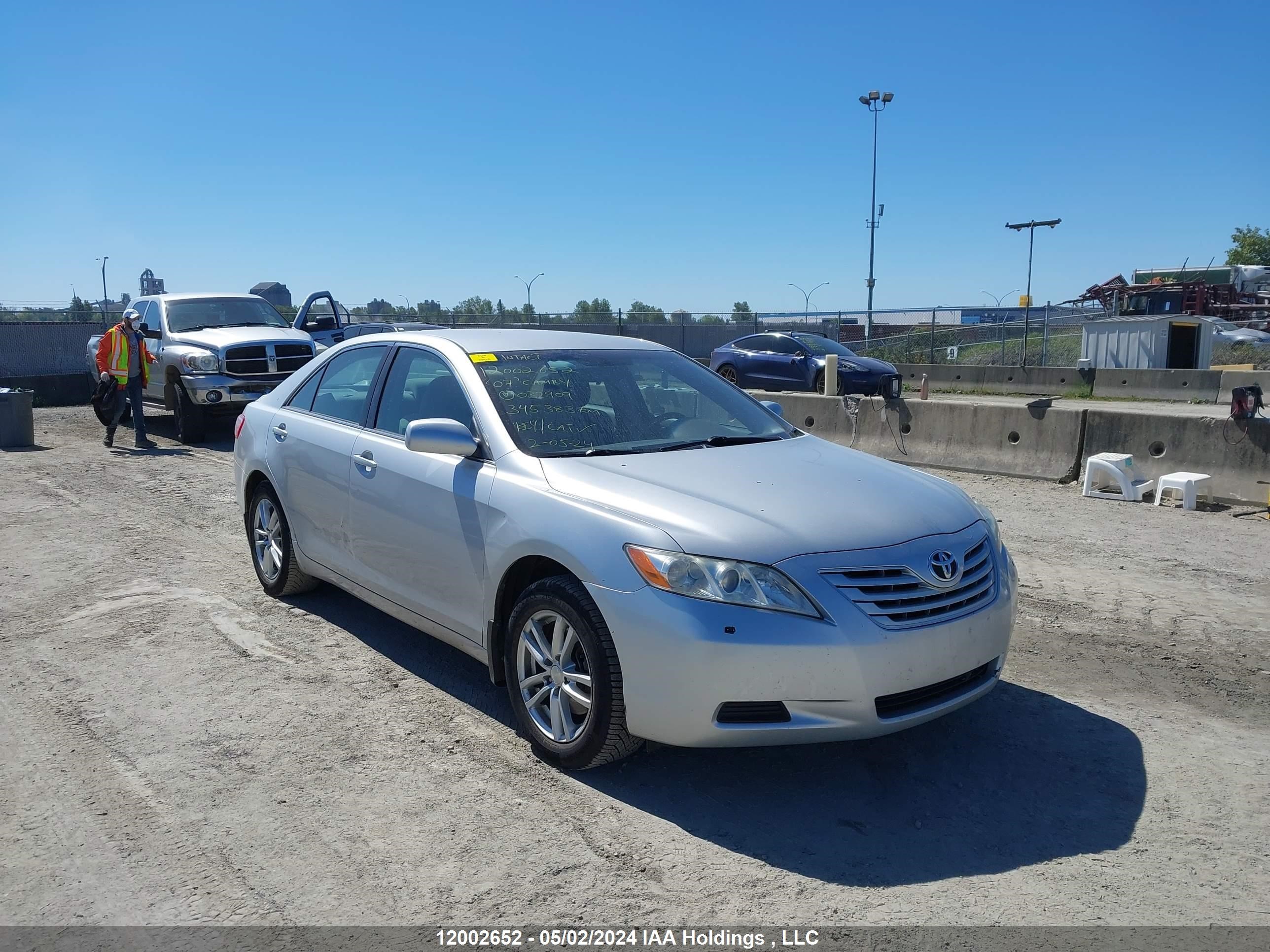 toyota camry 2007 4t1bk46k17u032909