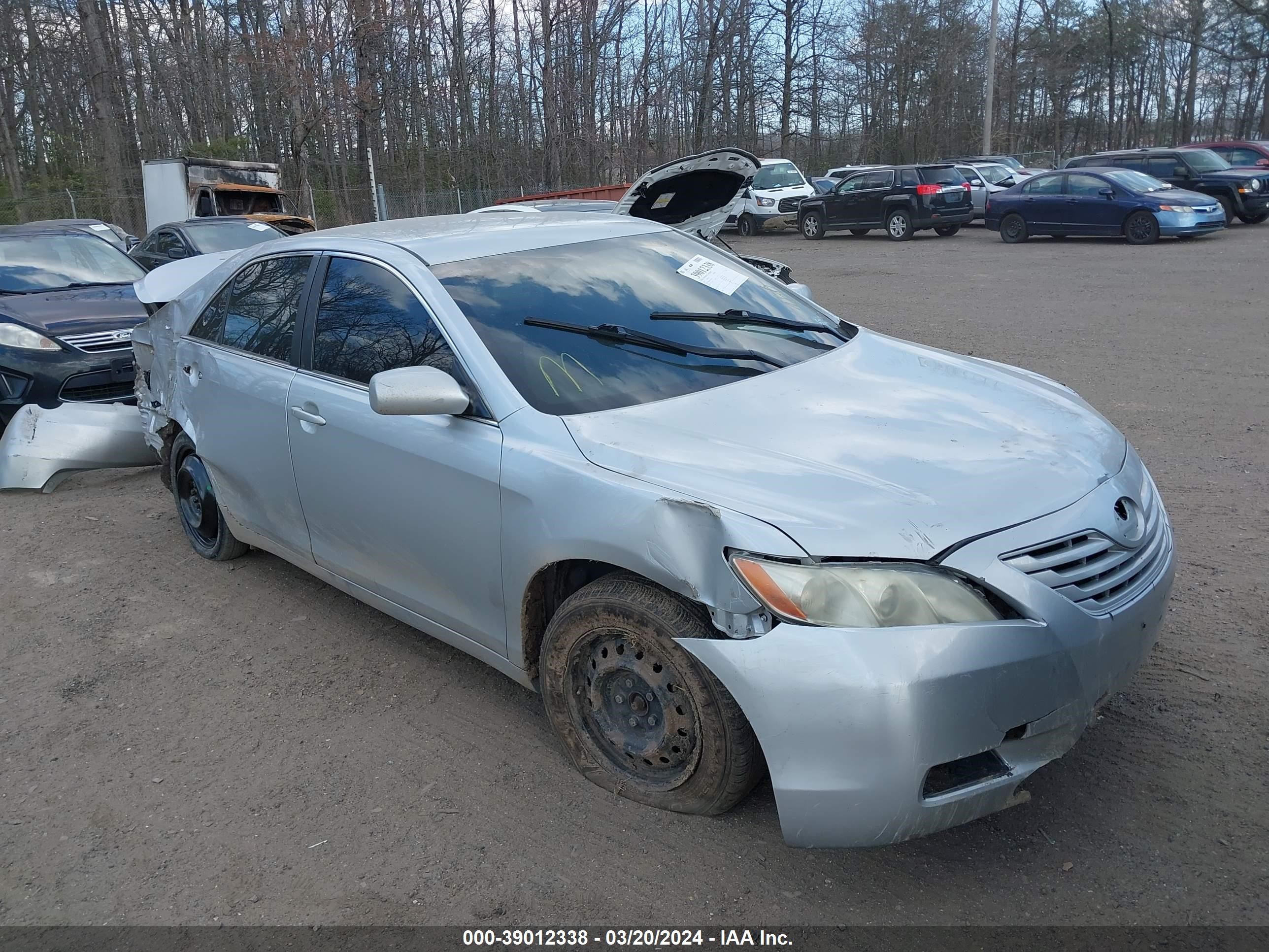 toyota camry 2007 4t1bk46k17u038774