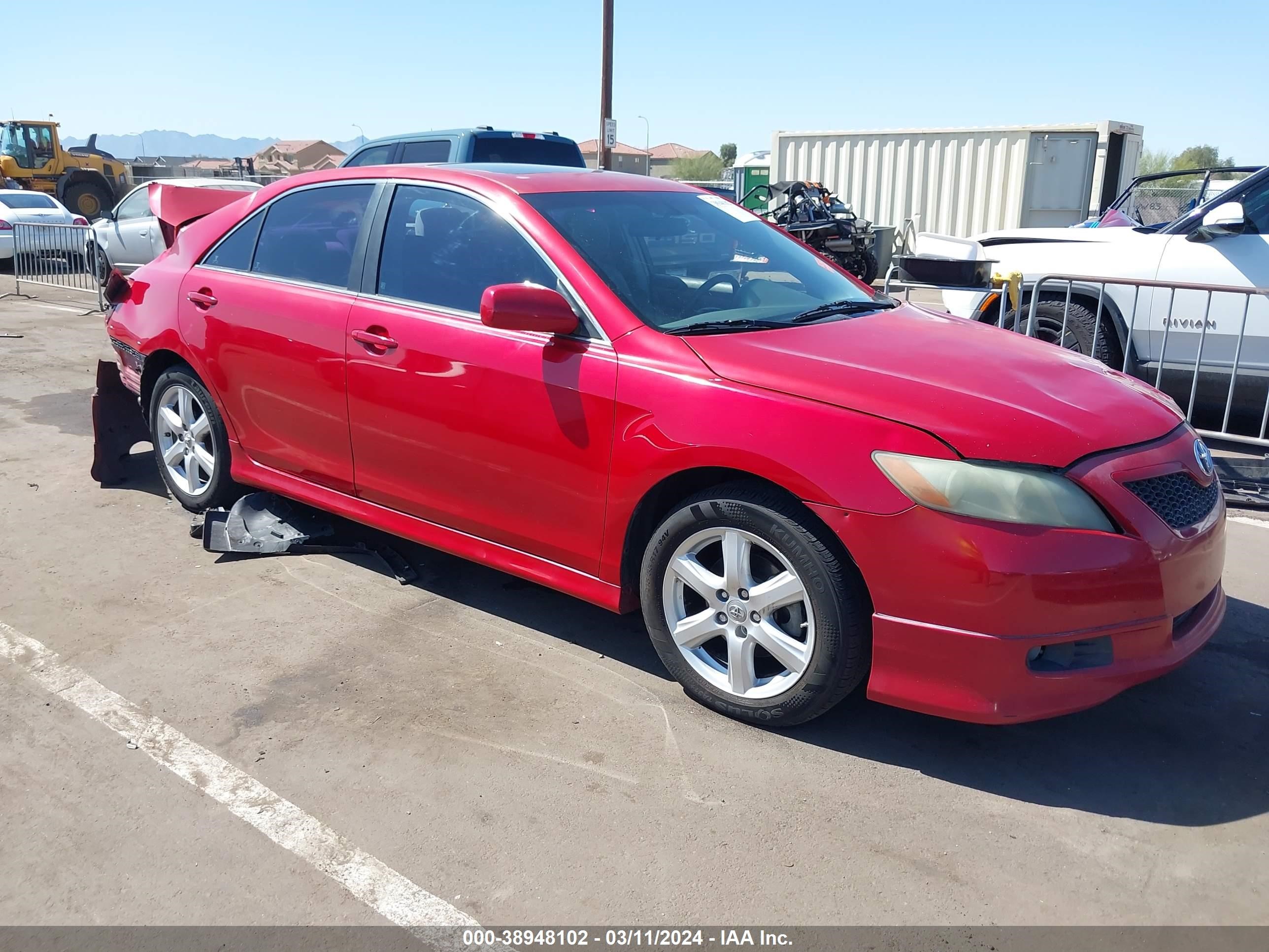 toyota camry 2007 4t1bk46k27u010420