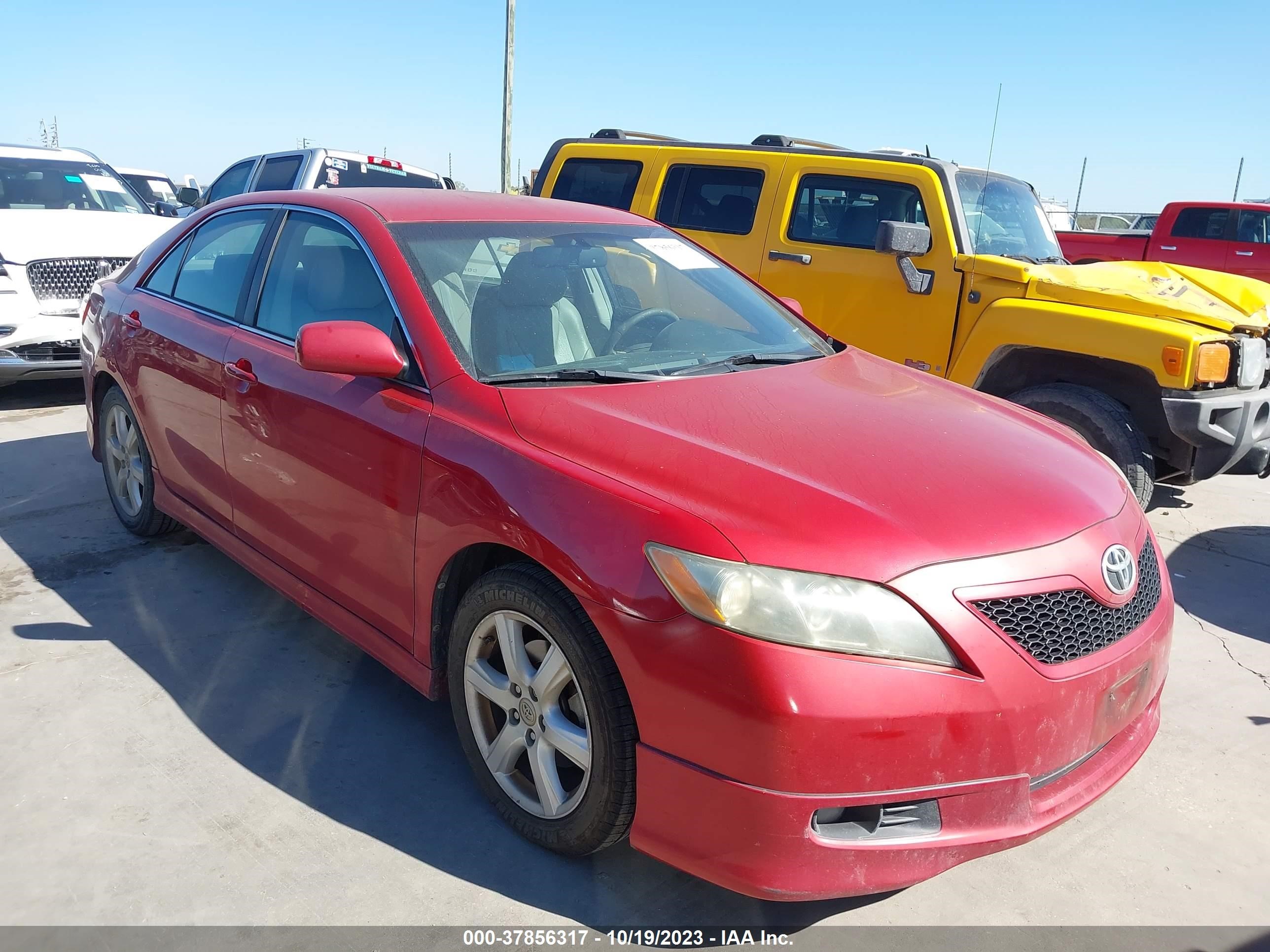 toyota camry 2007 4t1bk46k27u017741