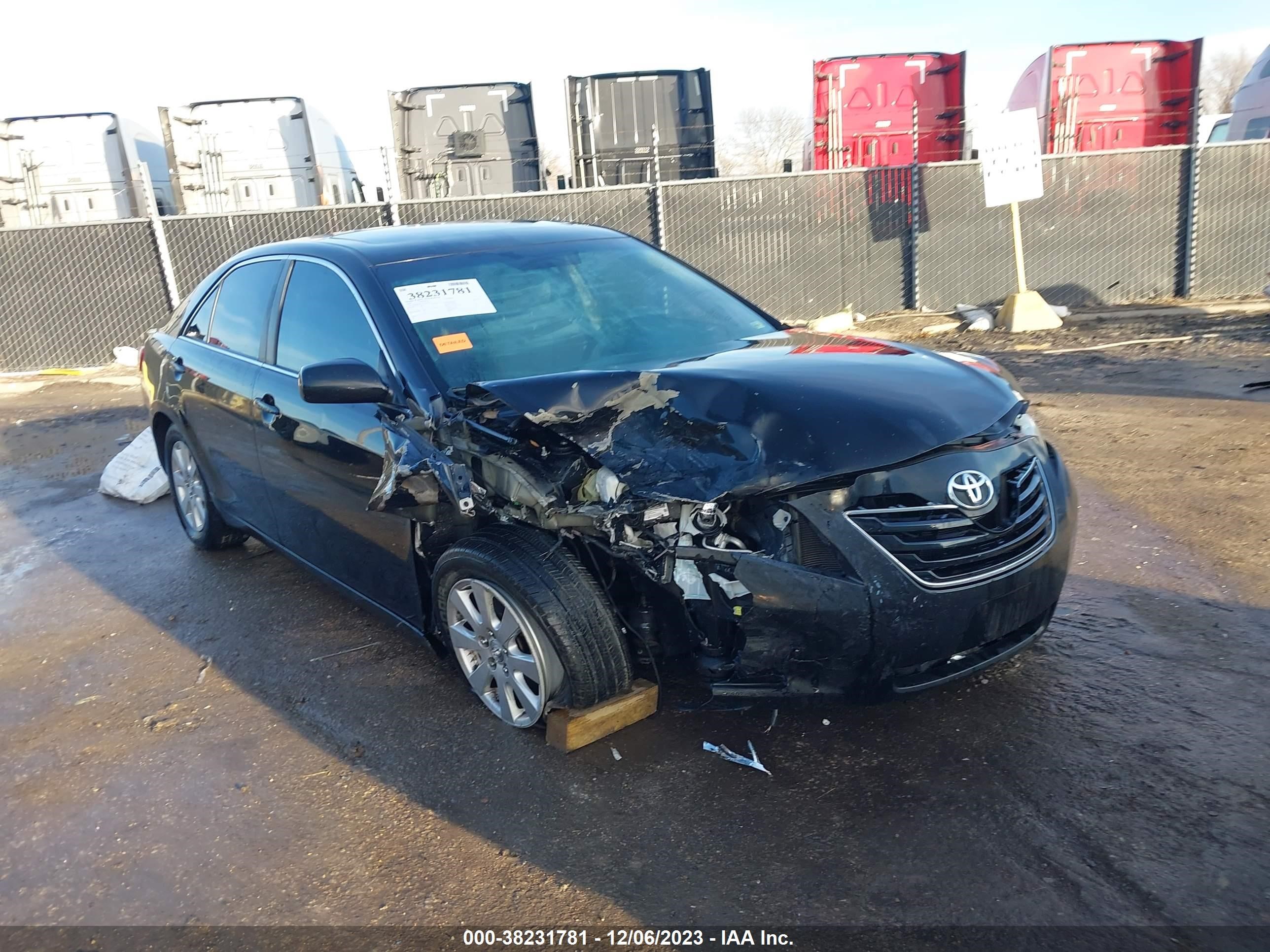 toyota camry 2007 4t1bk46k37u529315