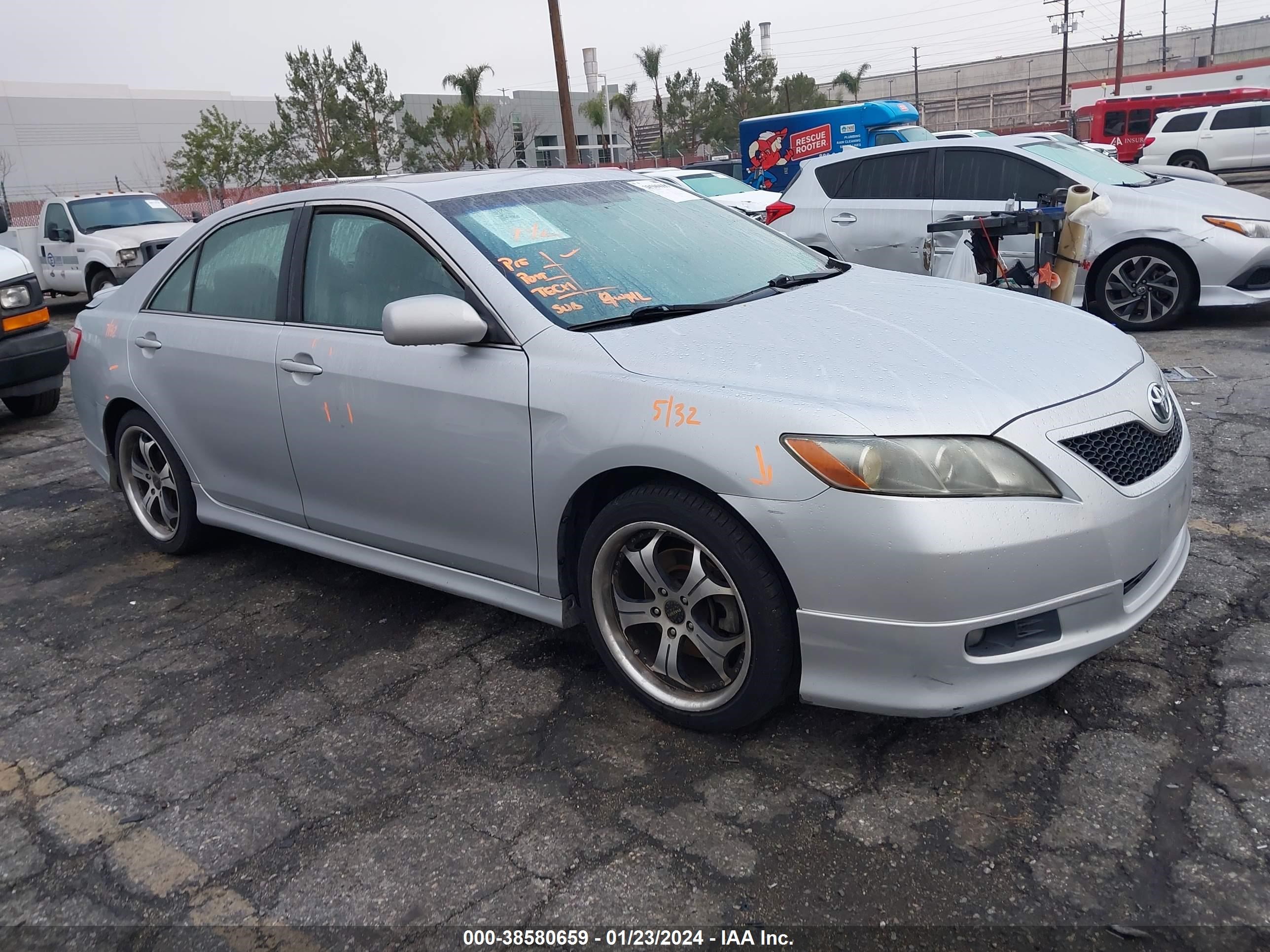 toyota camry 2007 4t1bk46k37u535955