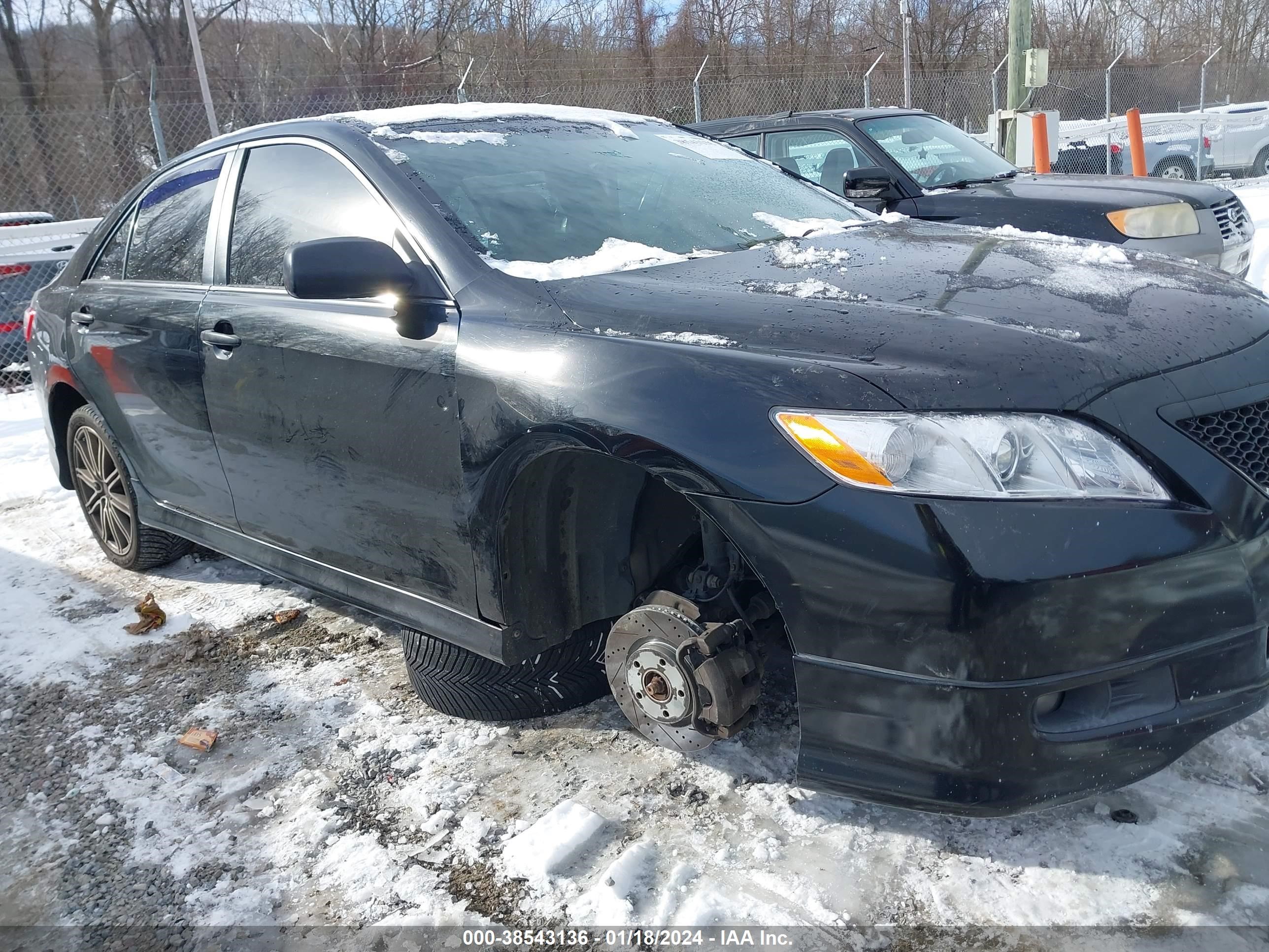 toyota camry 2007 4t1bk46k37u552089