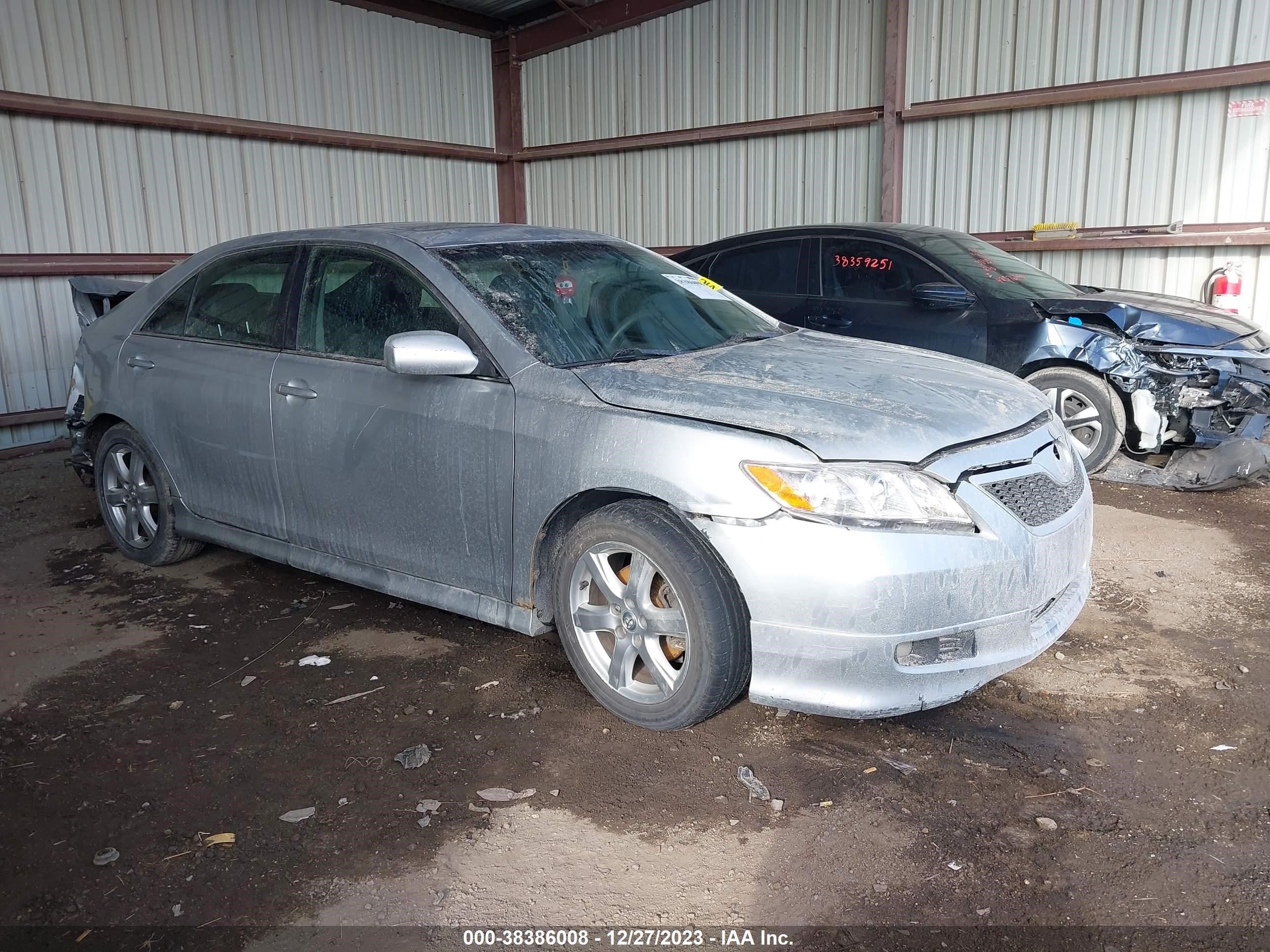 toyota camry 2007 4t1bk46k47u509400