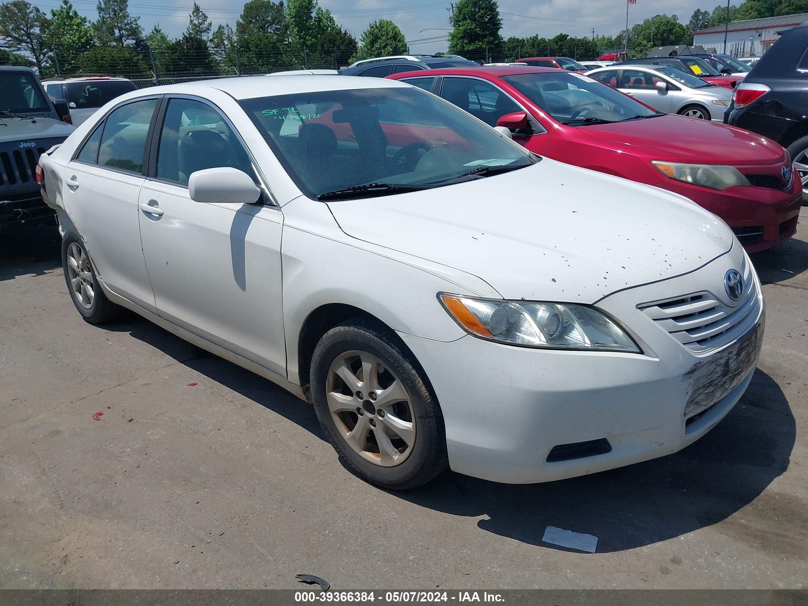 toyota camry 2007 4t1bk46k47u541179