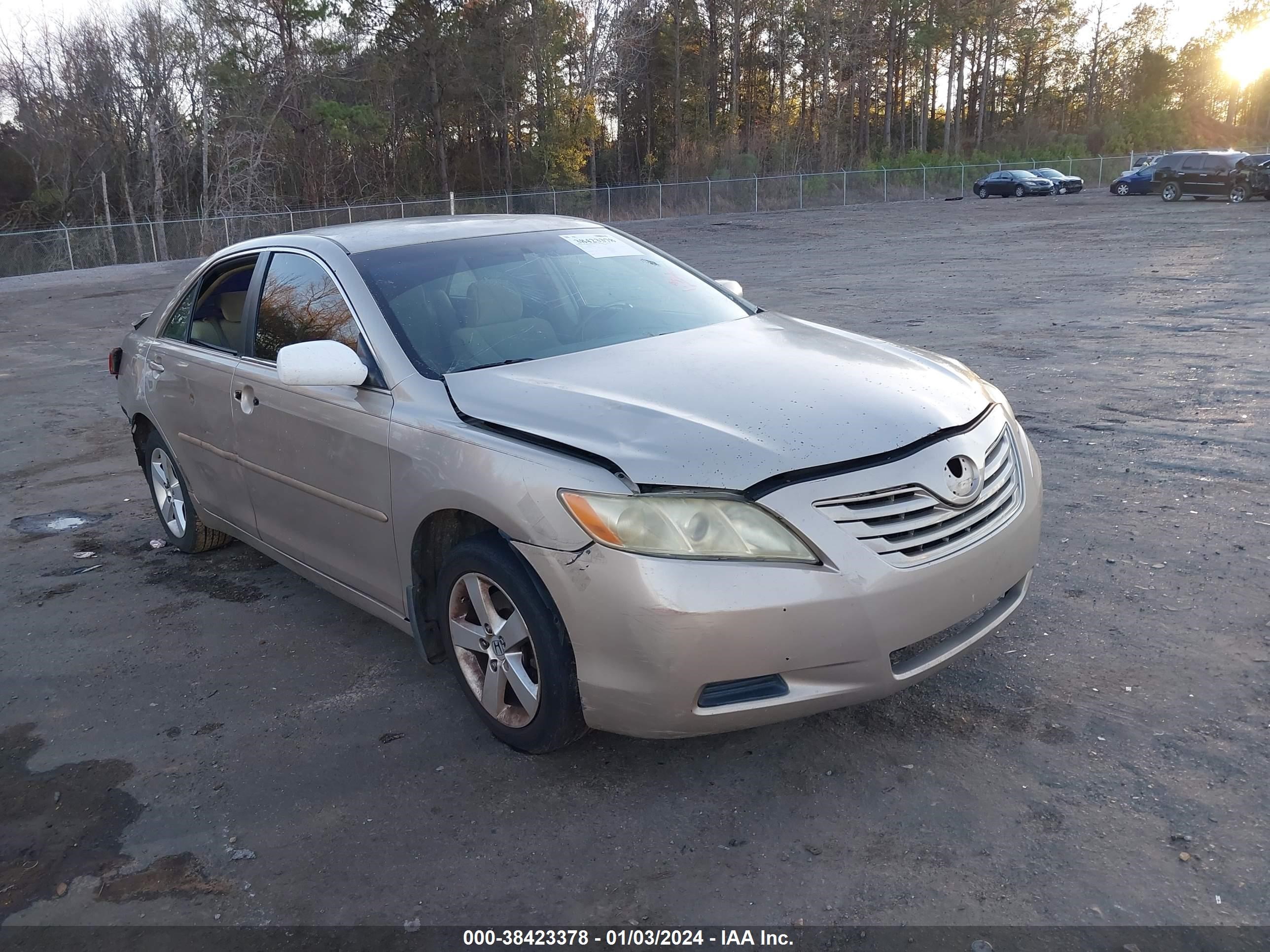 toyota camry 2007 4t1bk46k67u545346