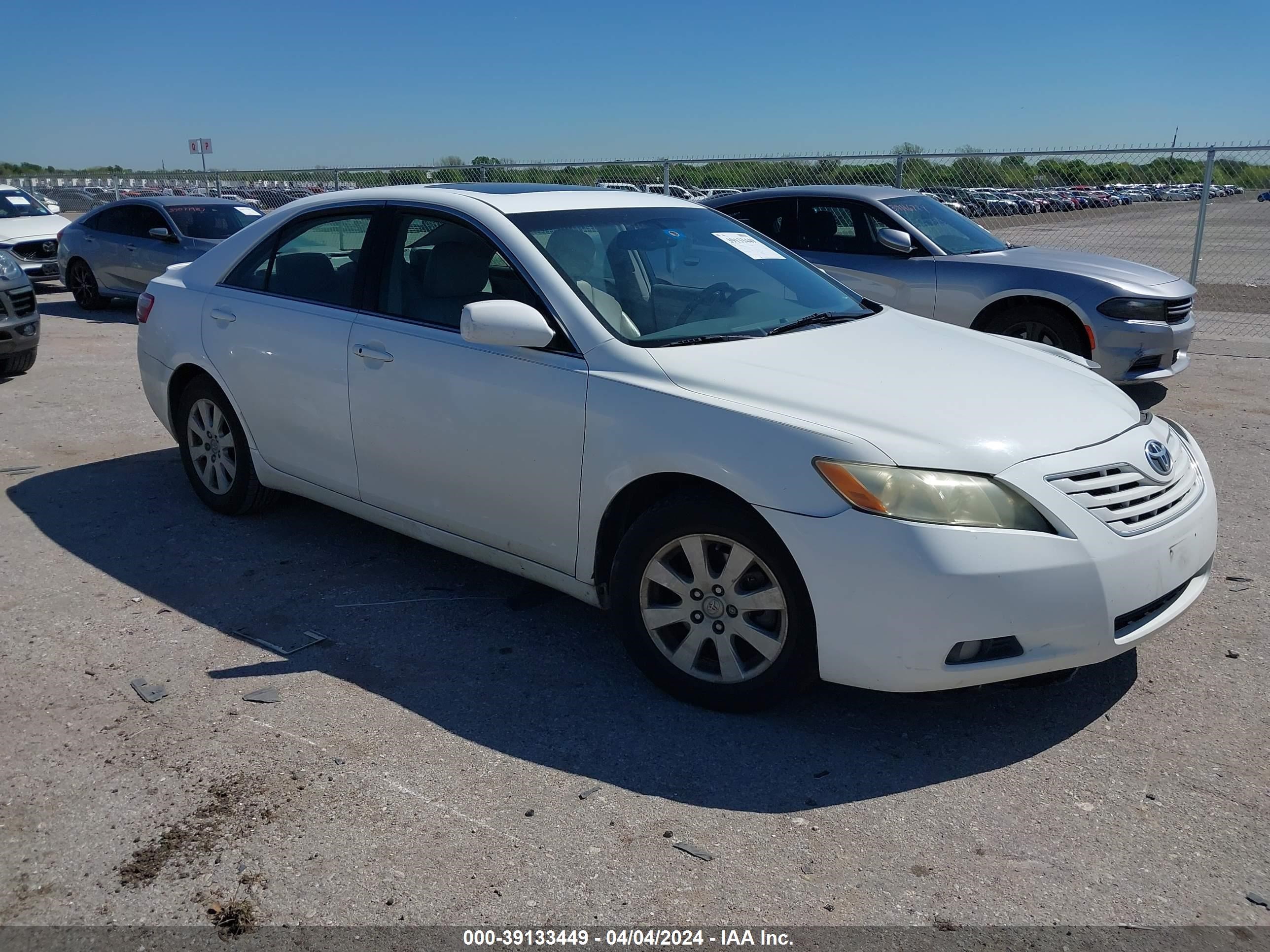 toyota camry 2007 4t1bk46k77u509214