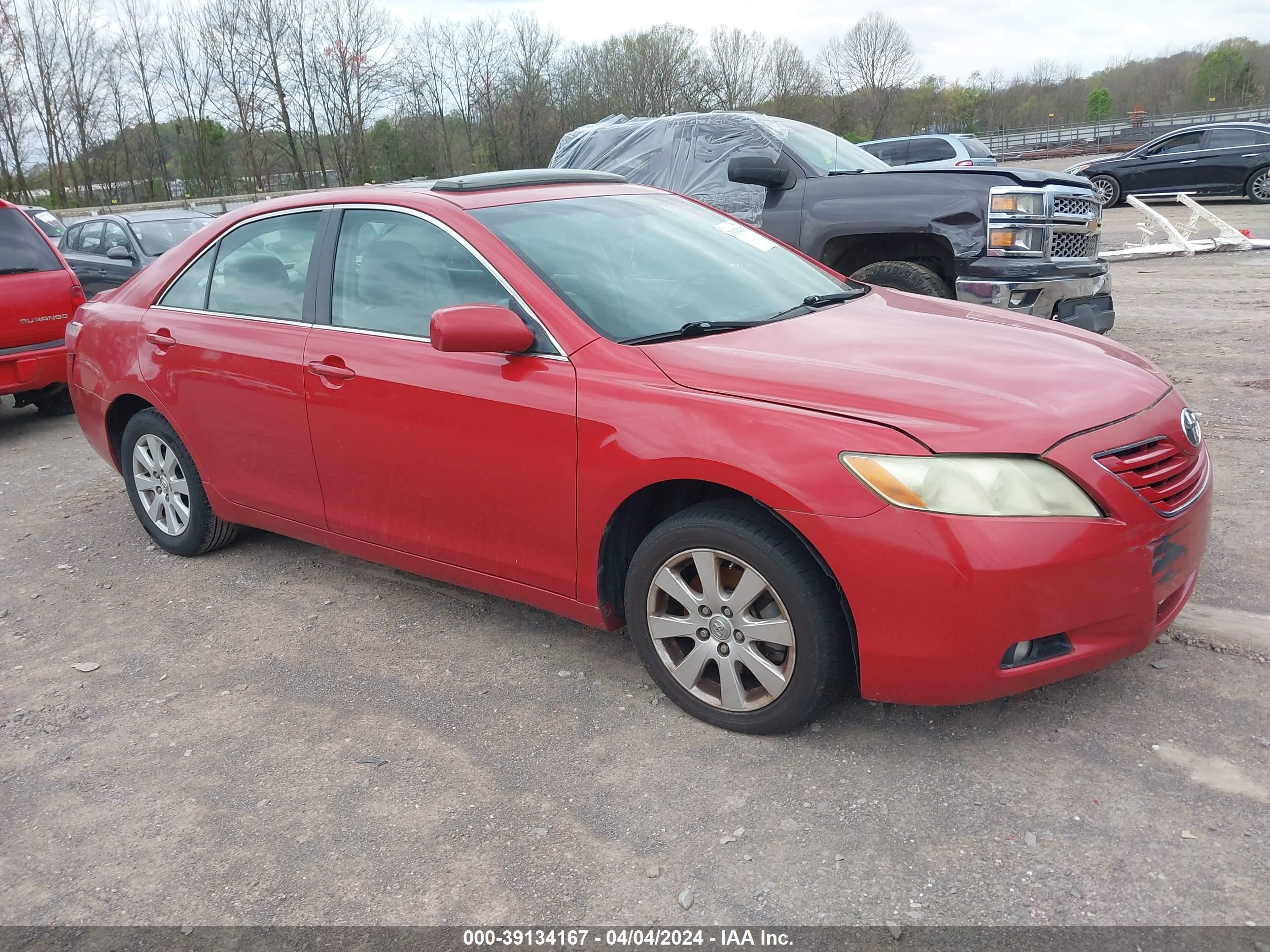 toyota camry 2007 4t1bk46k87u035967