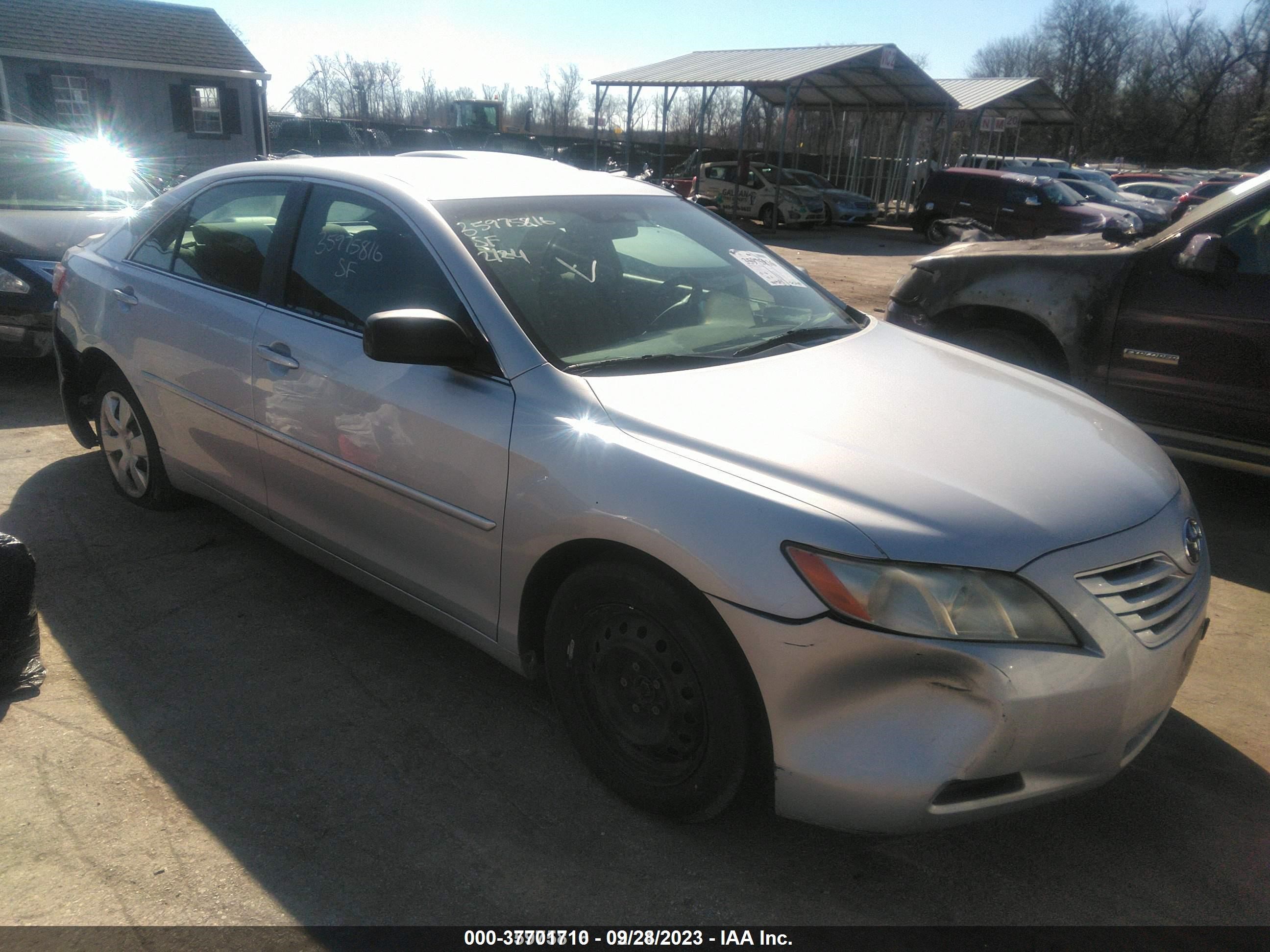 toyota camry 2007 4t1bk46k97u021186