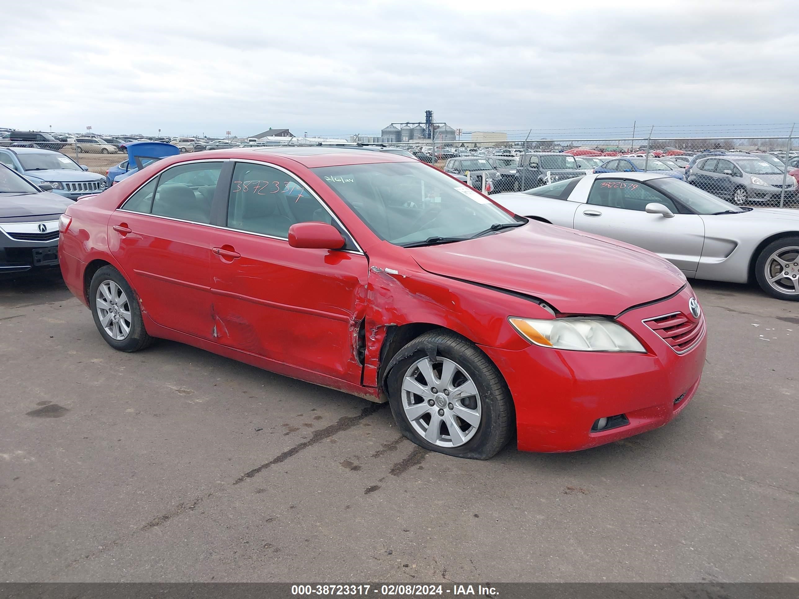 toyota camry 2007 4t1bk46kx7u020807