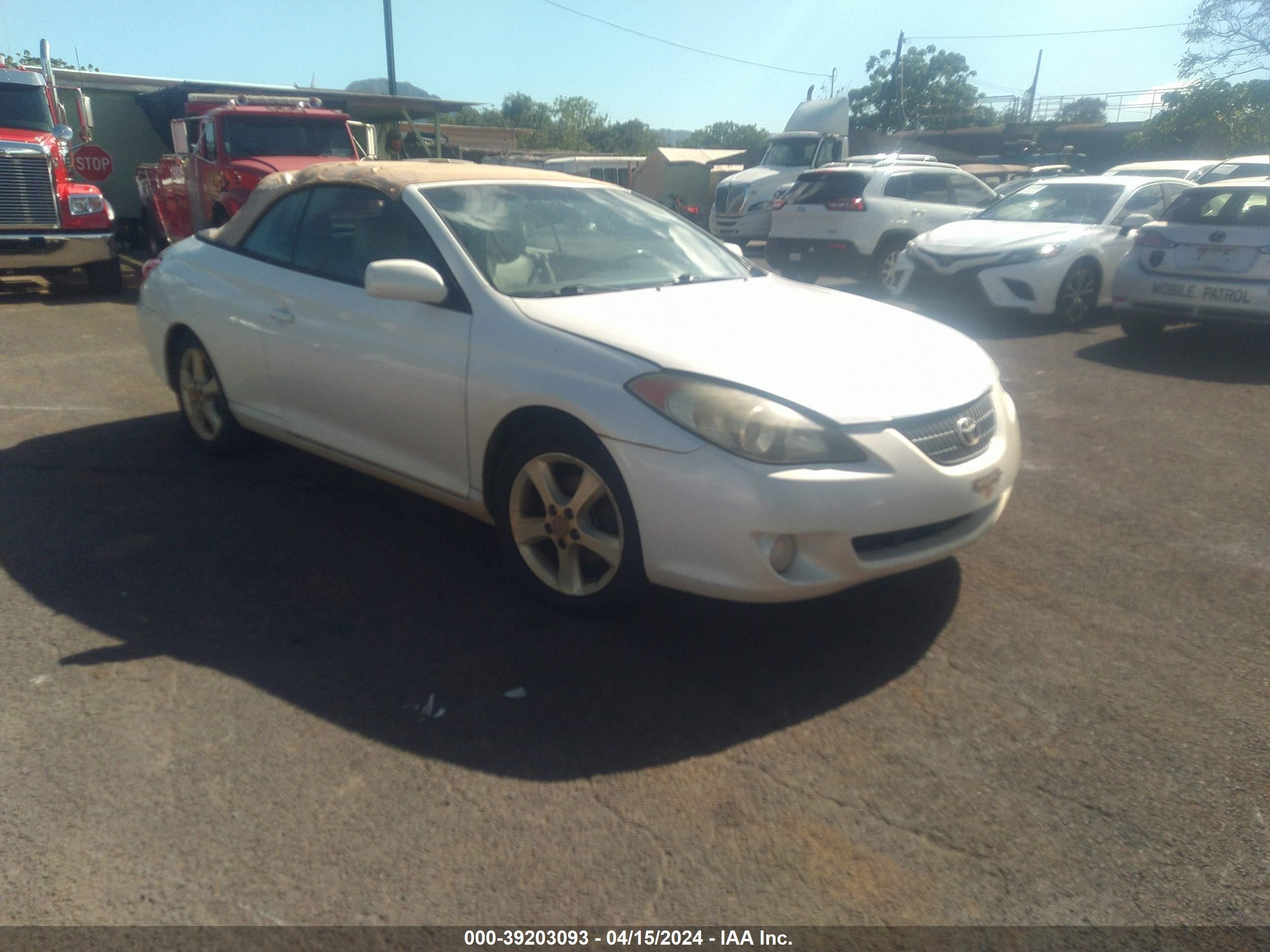 toyota camry solara 2005 4t1fa38p25u046631