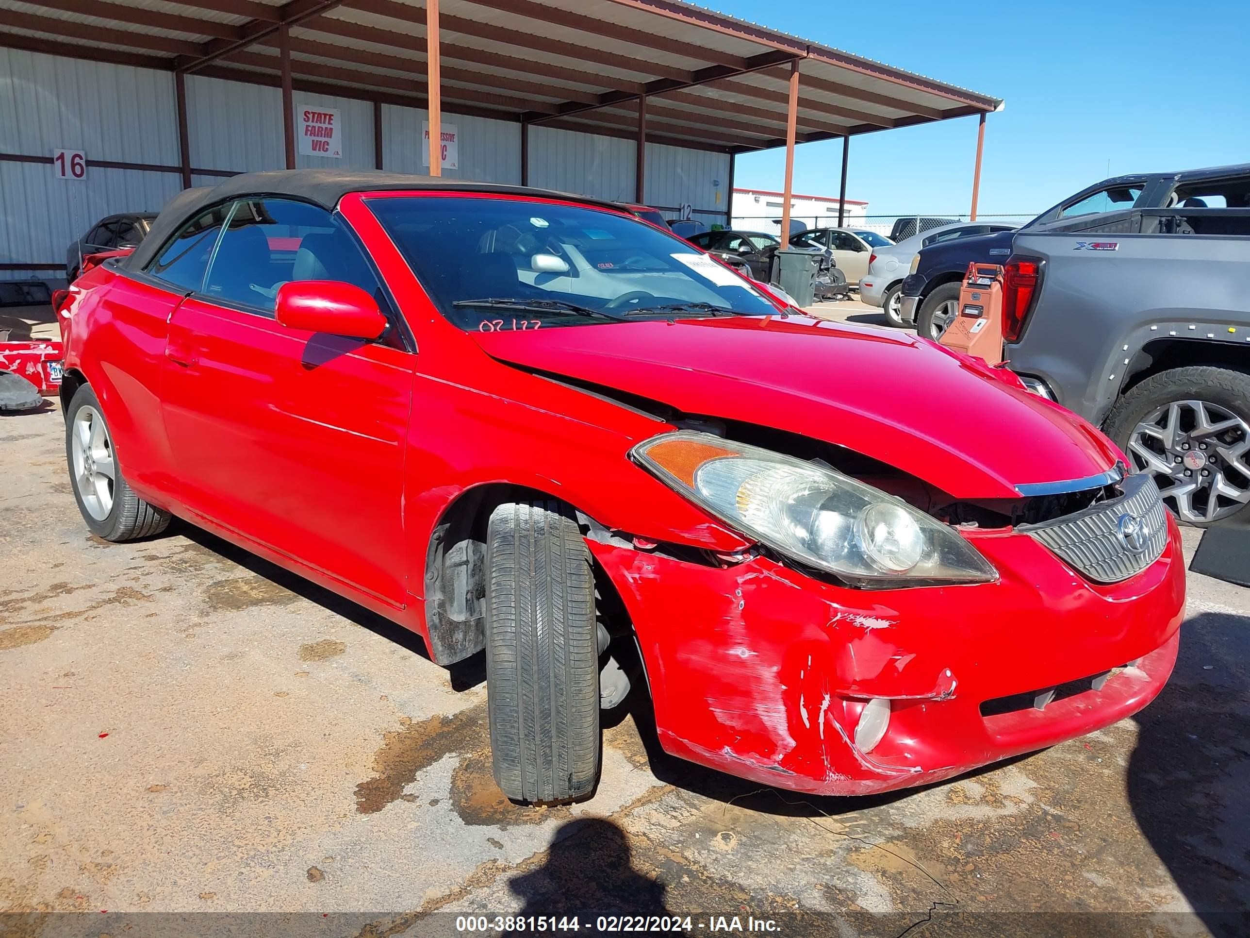 toyota camry solara 2005 4t1fa38p75u061982