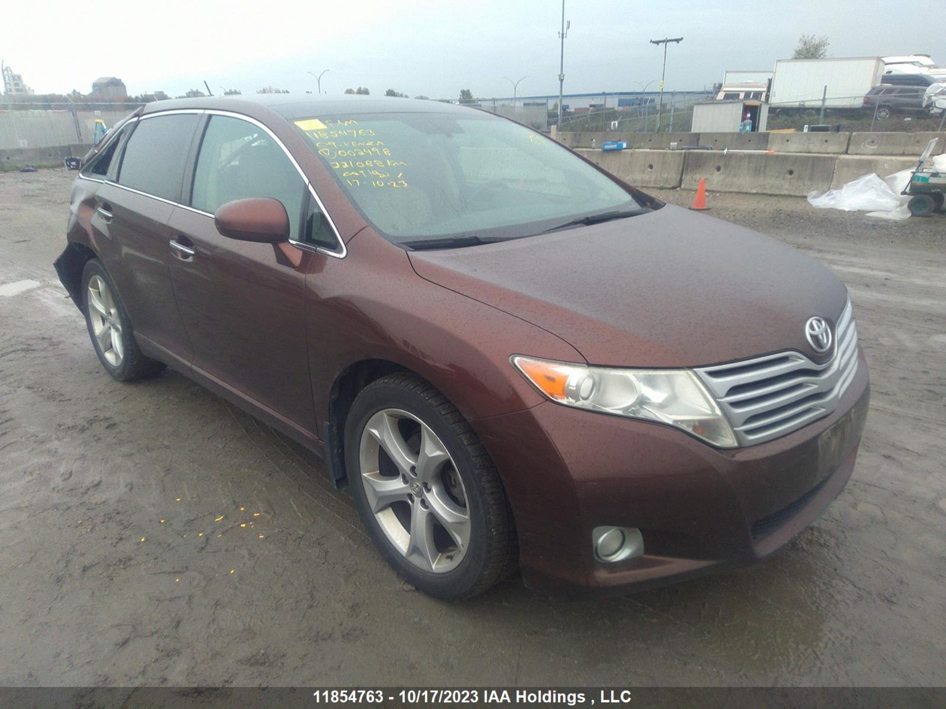 toyota venza 2009 4t3bk11a09u002498