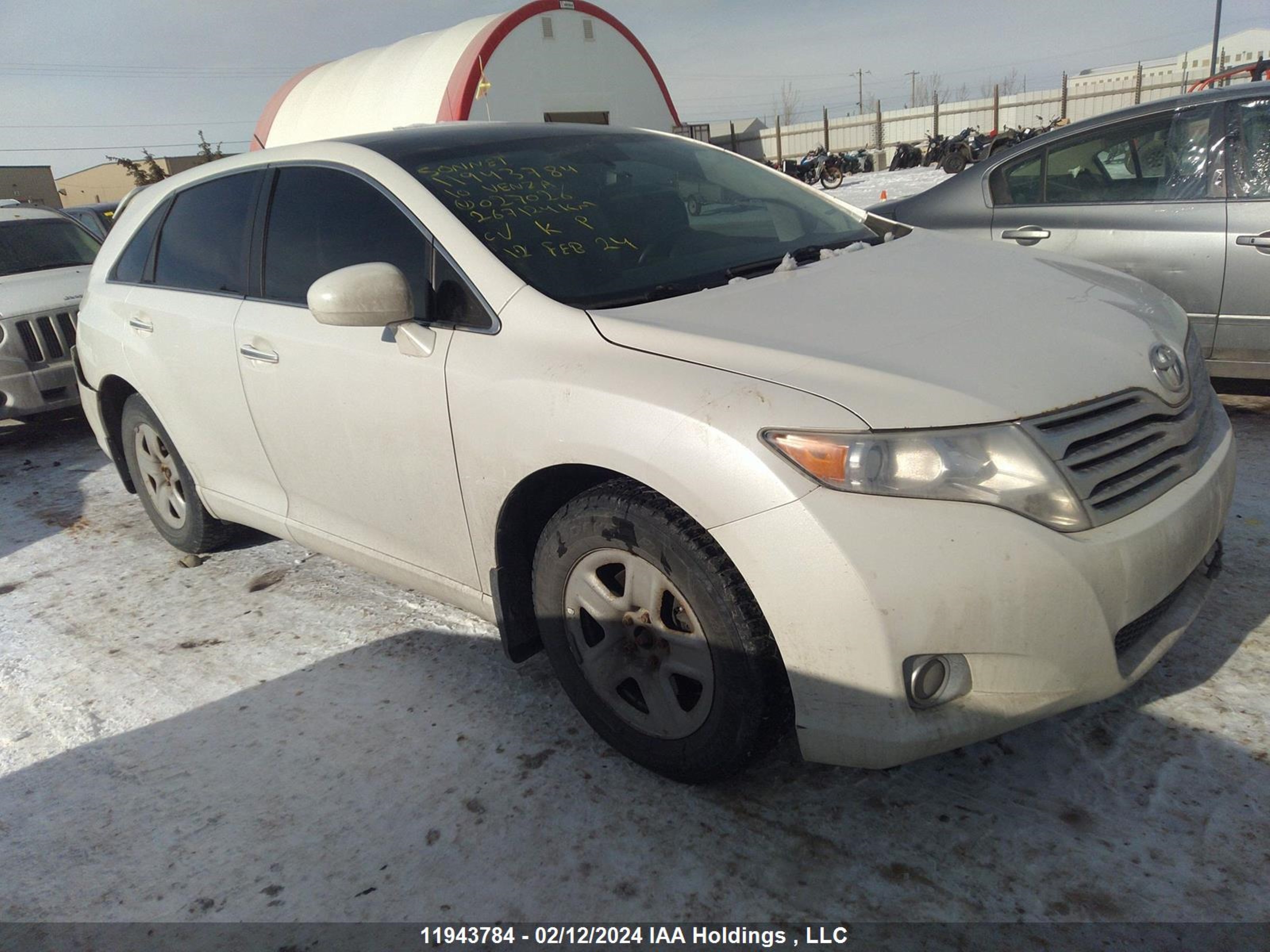 toyota venza 2010 4t3bk3bb8au027026