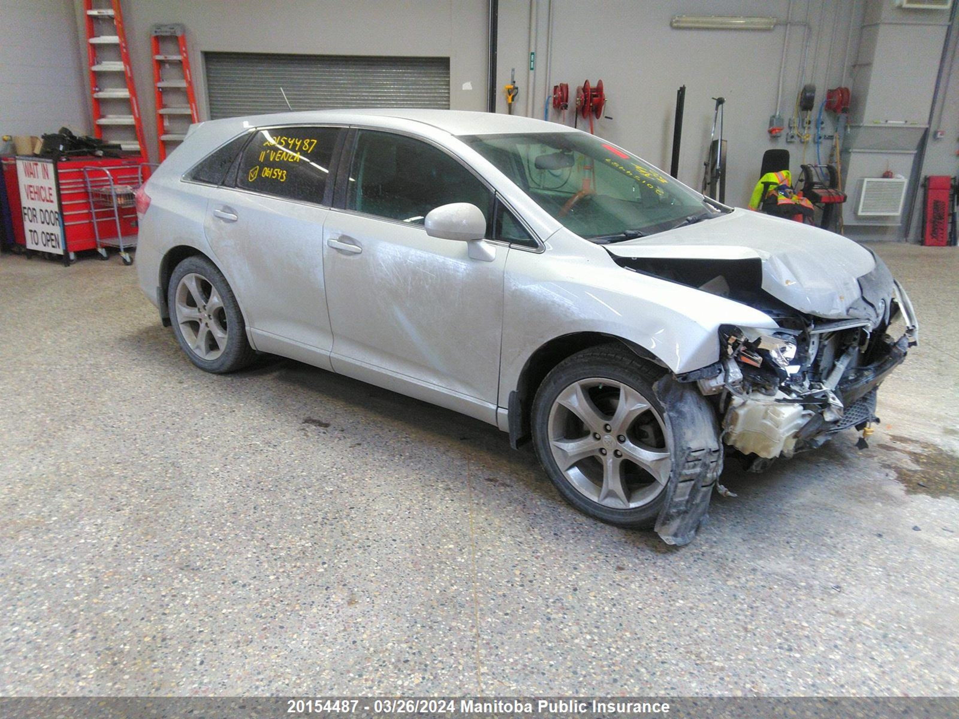 toyota venza 2011 4t3bk3bb9bu061543