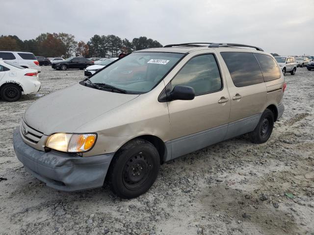 toyota sienna le 2001 4t3zf13c51u402594