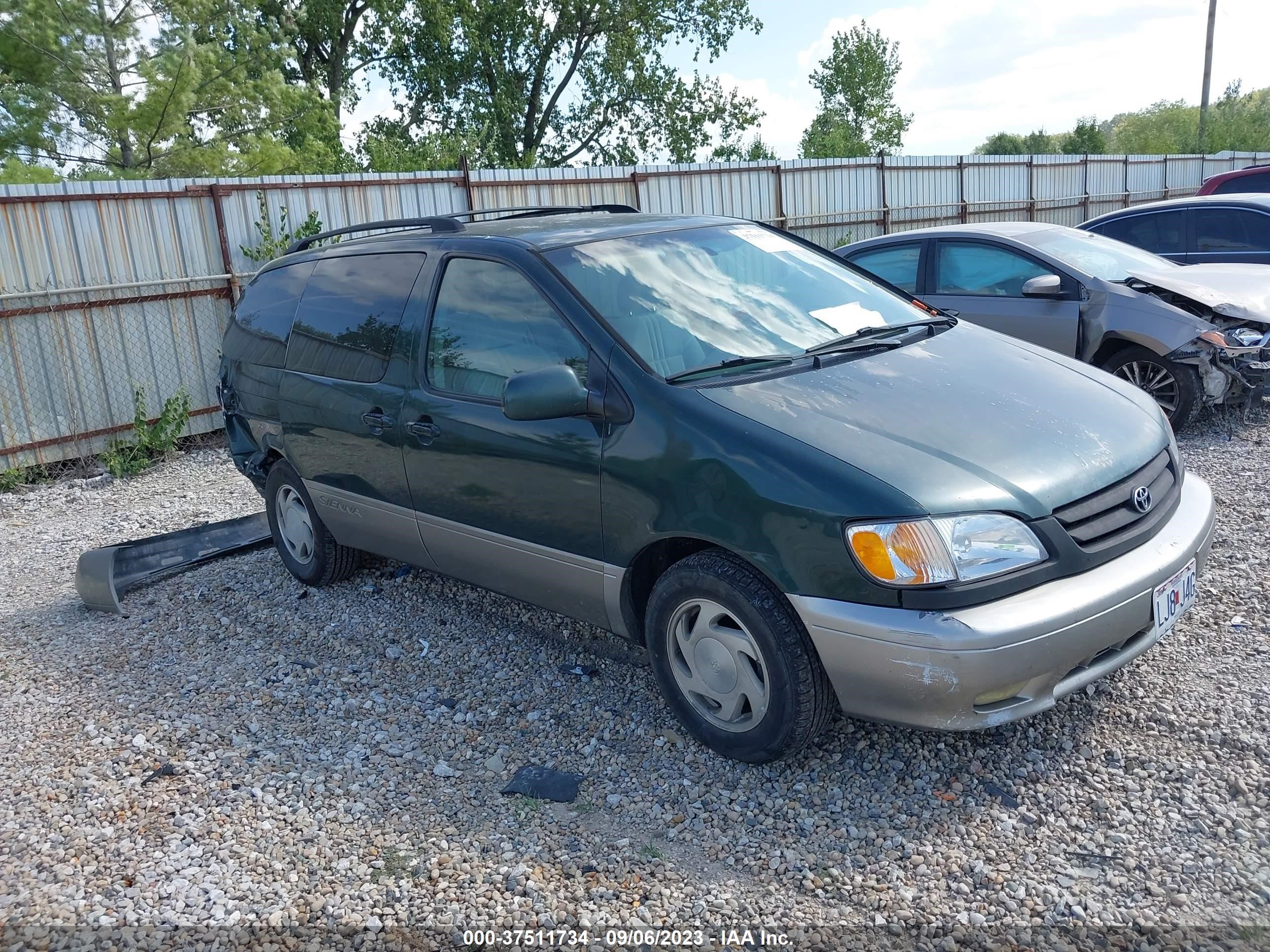 toyota sienna 2002 4t3zf13c72u460658