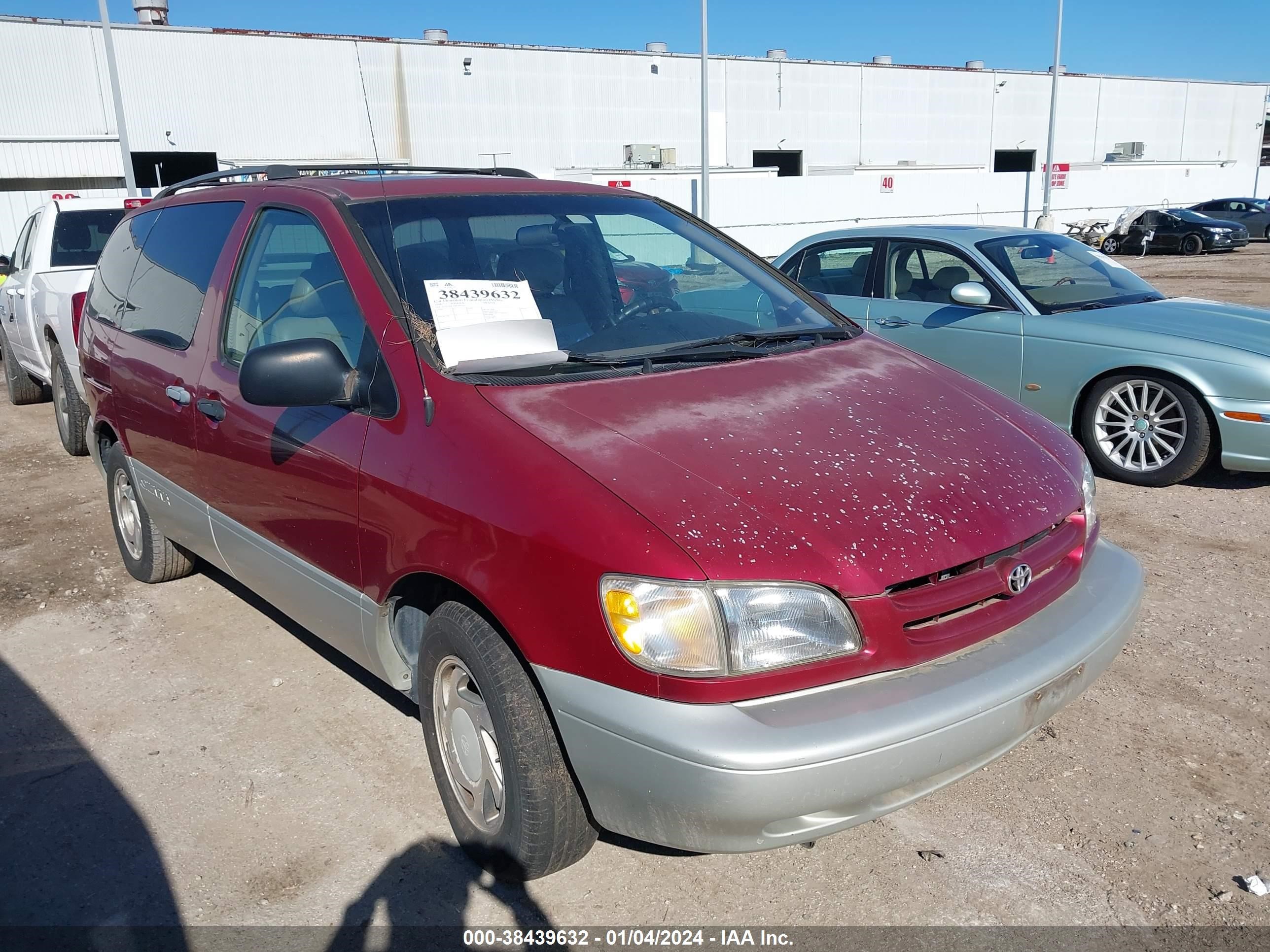 toyota sienna 1998 4t3zf13c7wu003547