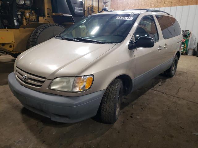 toyota sienna le 2001 4t3zf13c81u364780