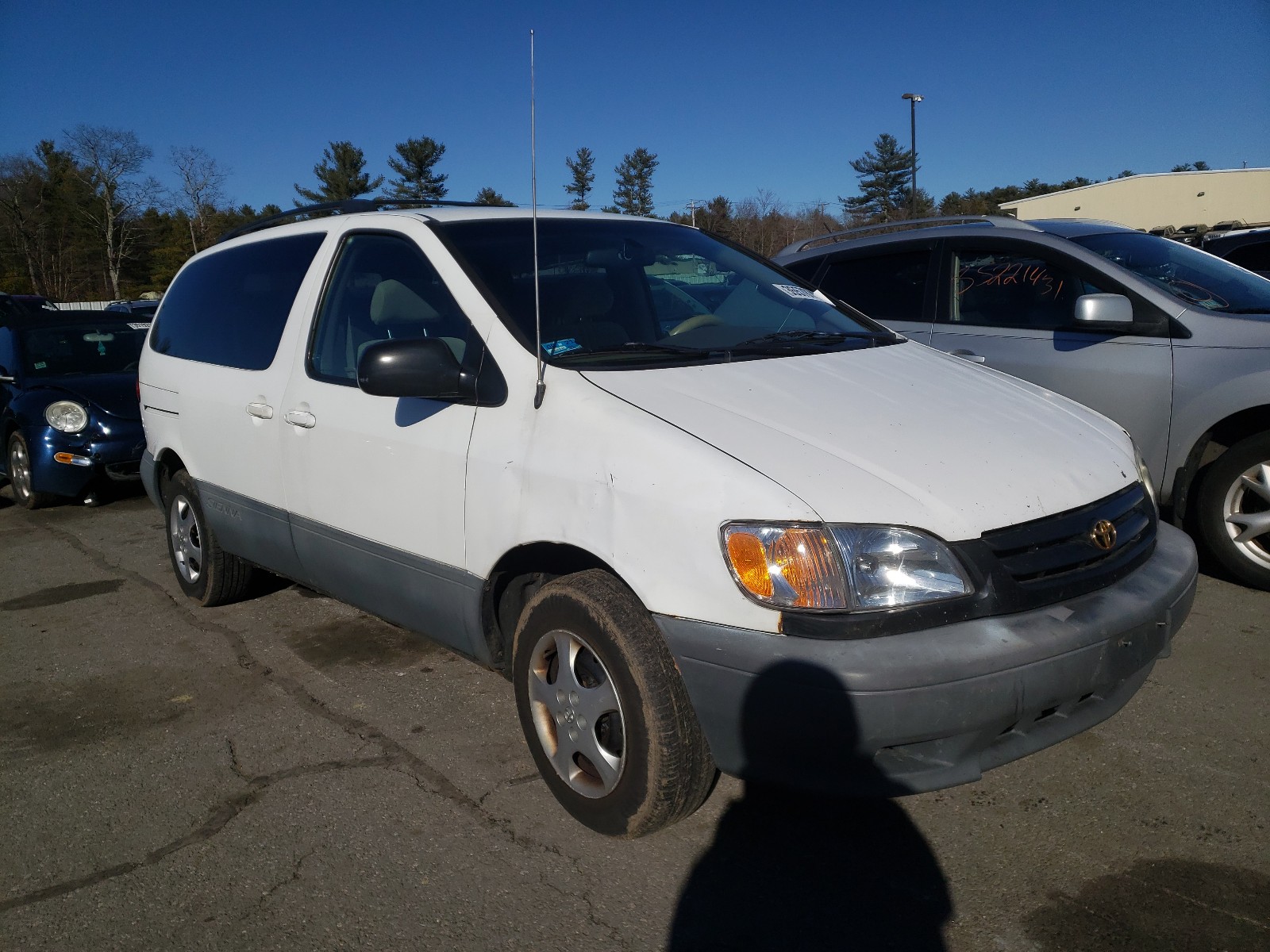 toyota sienna le 2001 4t3zf13c91u366828