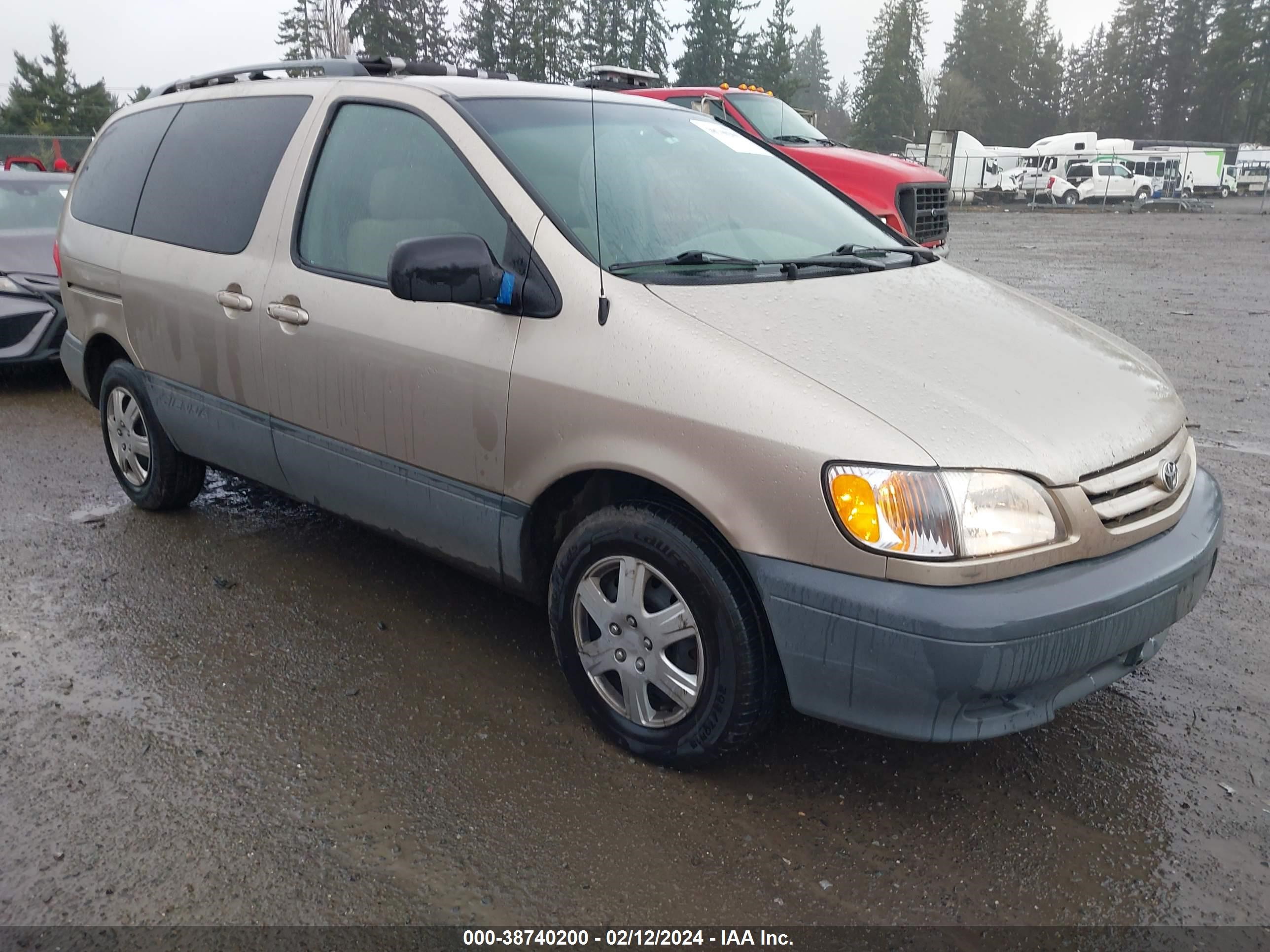 toyota sienna 2001 4t3zf19c21u347450