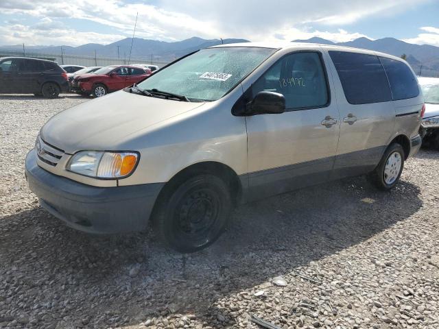 toyota sienna ce 2001 4t3zf19c61u360332