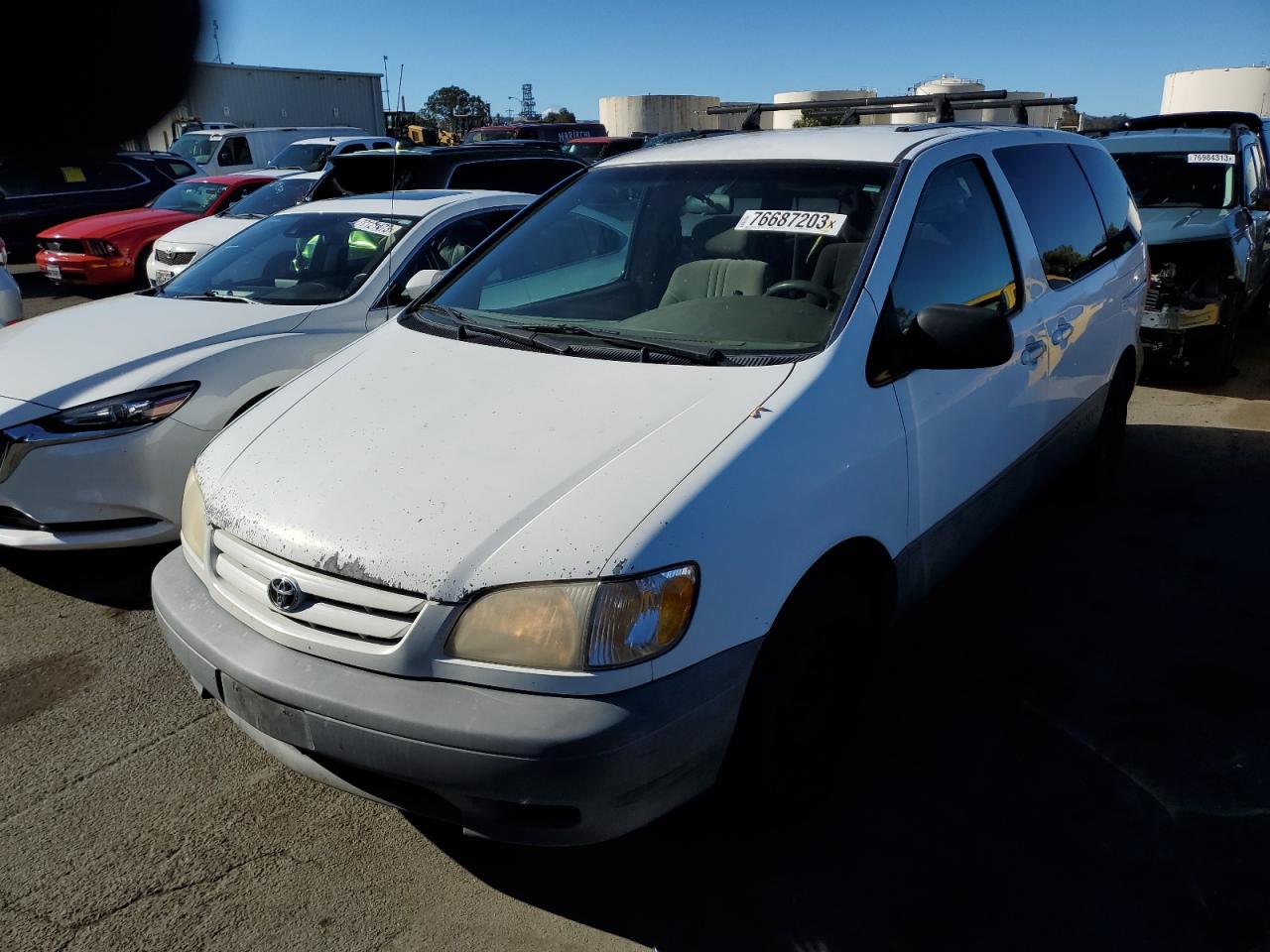 toyota sienna 2001 4t3zf19c81u353480