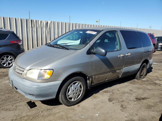 toyota sienna ce 2001 4t3zf19c91u321637