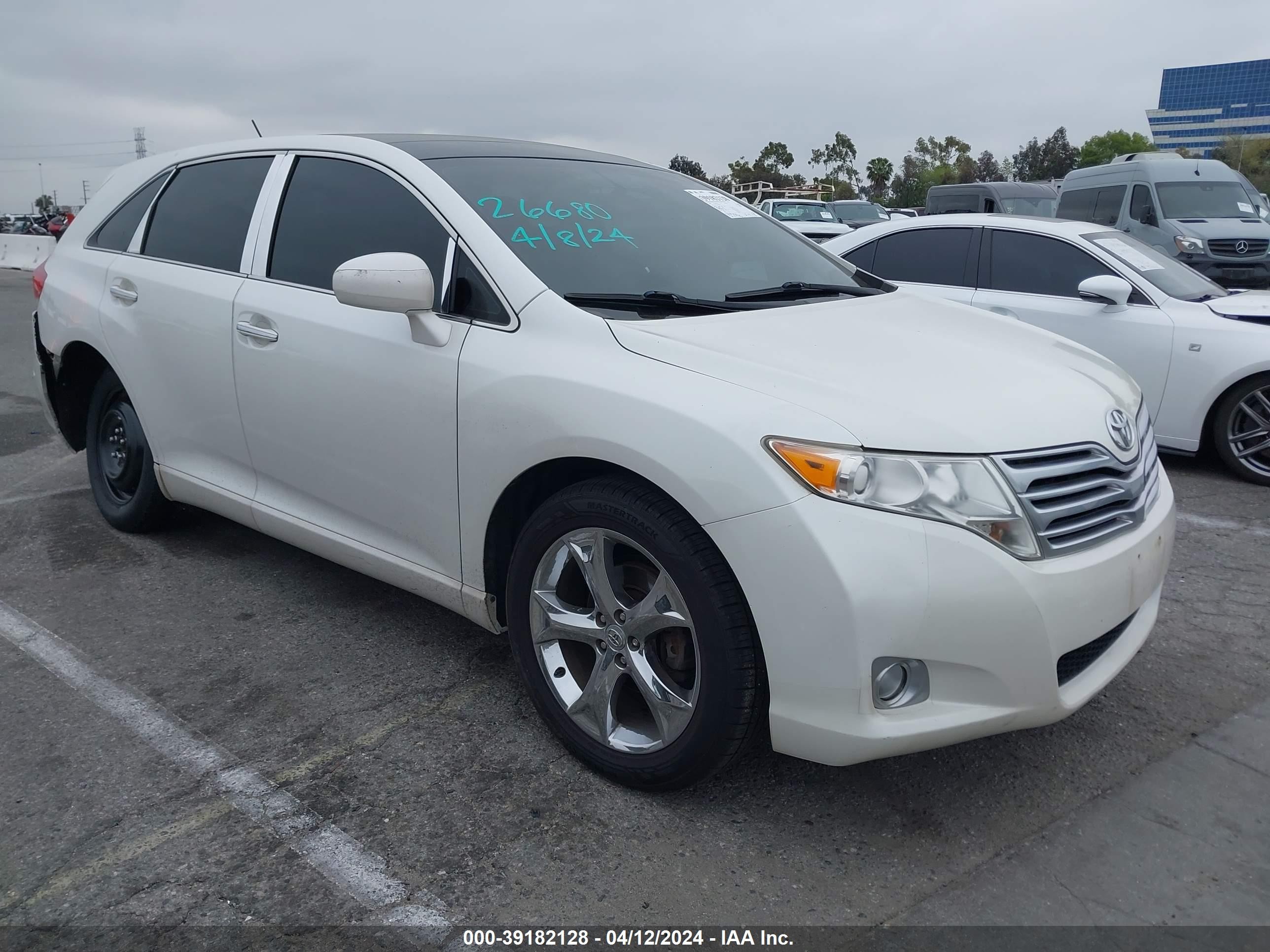 toyota venza 2009 4t3zk11a19u018773