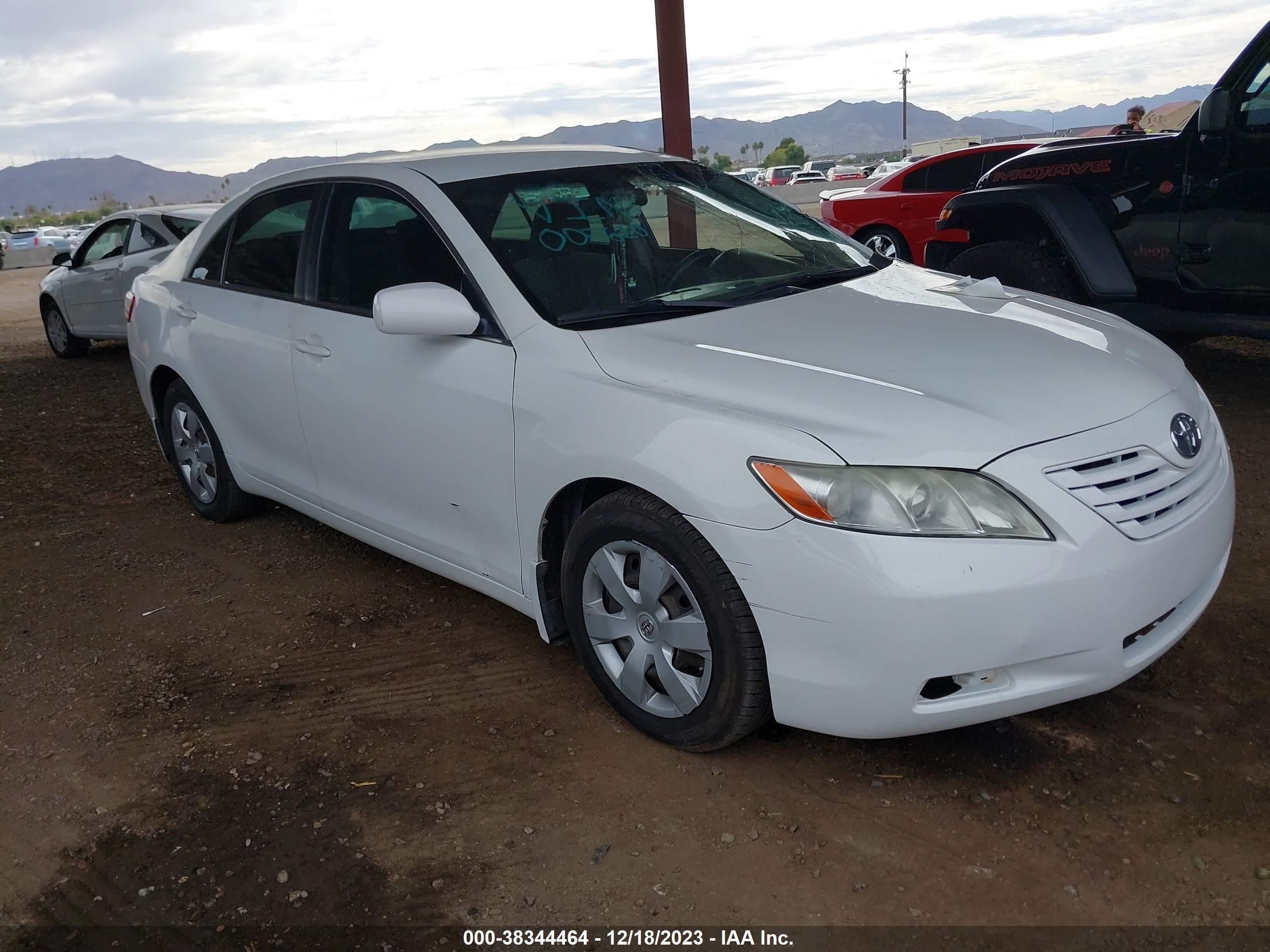 toyota camry 2007 4t4be46k07r005620