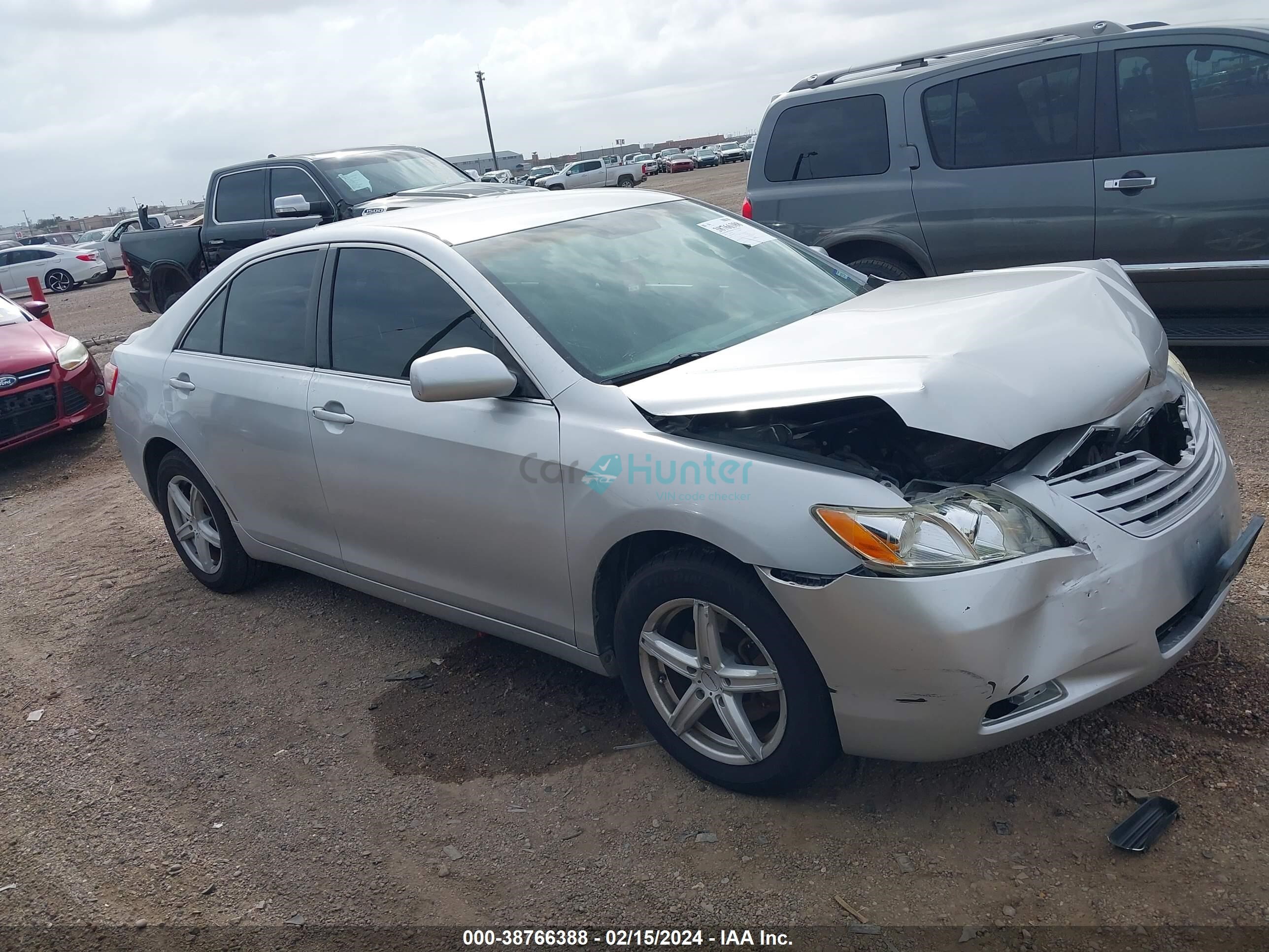 toyota camry 2008 4t4be46k18r040555