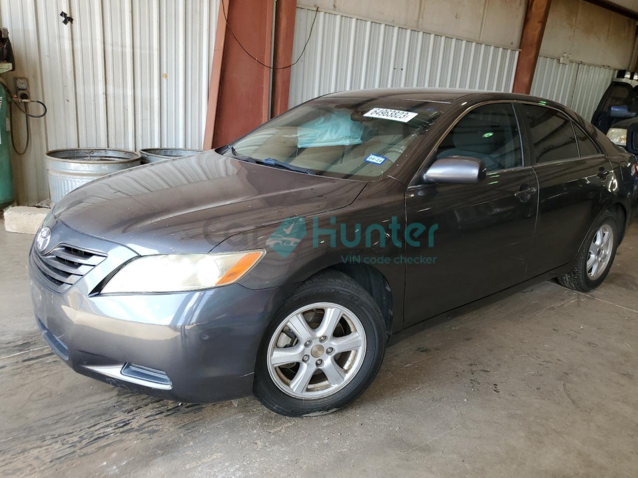toyota camry 2007 4t4be46k27r003321