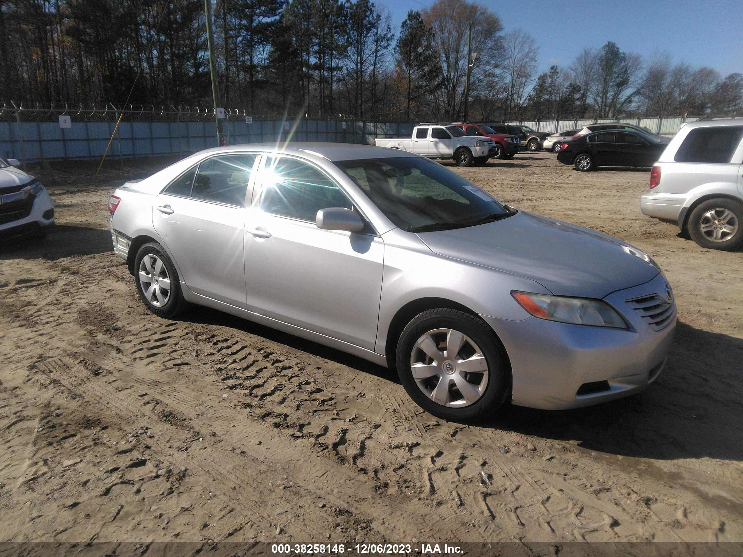 toyota camry 2007 4t4be46k37r001044