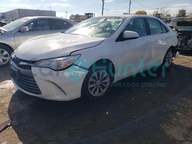 toyota camry 2016 4t4bf1fk2gr525264