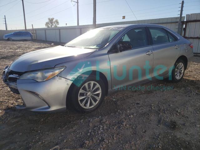 toyota camry 2016 4t4bf1fk4gr516579