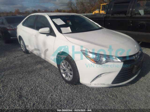 toyota camry 2016 4t4bf1fk4gr562512