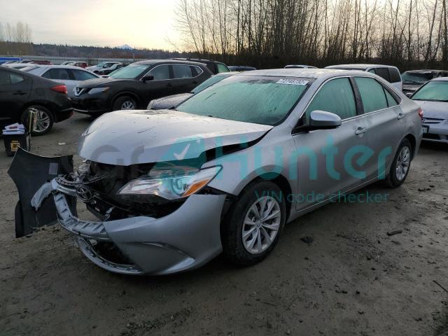toyota camry le 2016 4t4bf1fk7gr548426