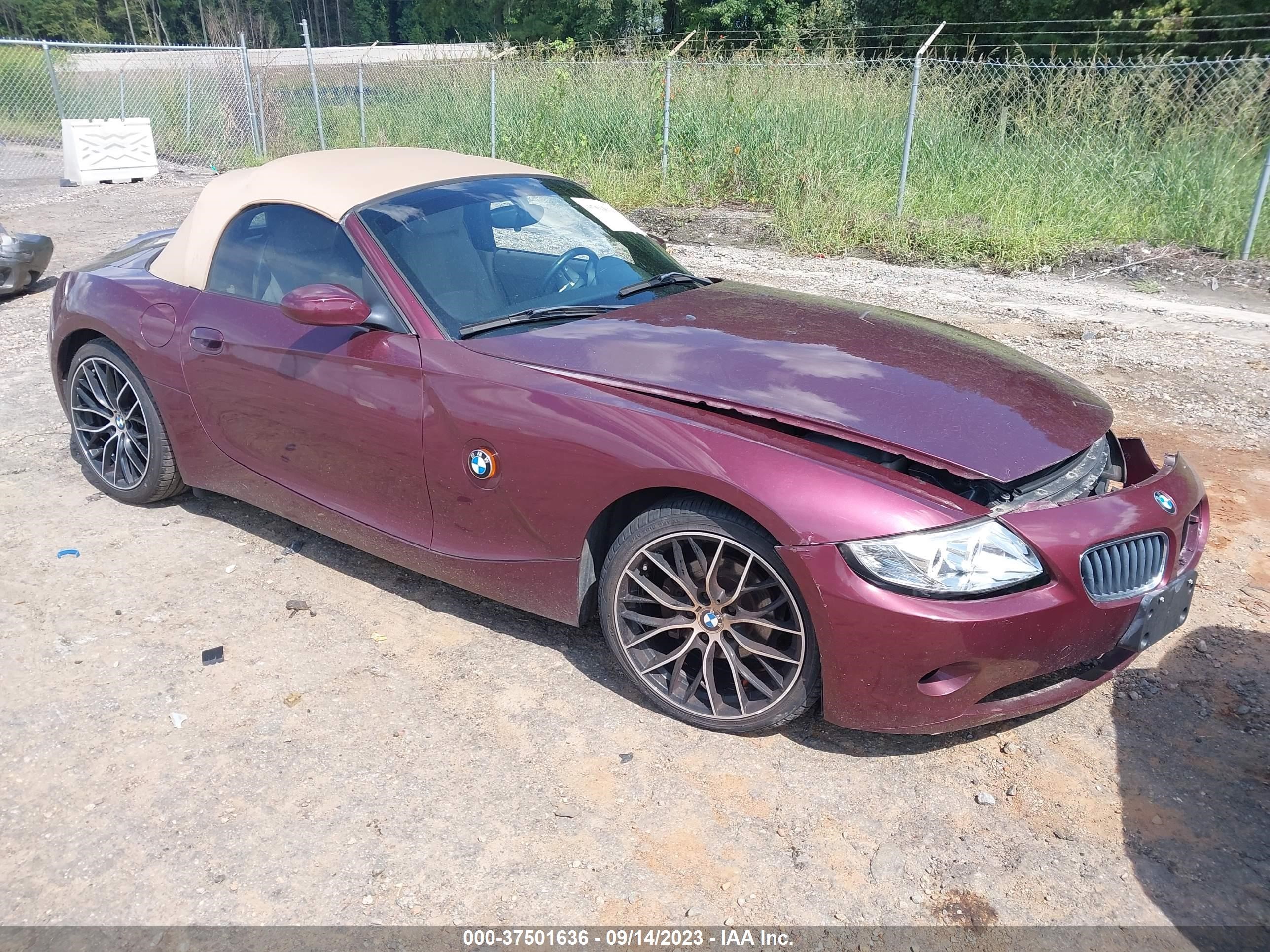 bmw z4 2003 4usbt33413ls48352