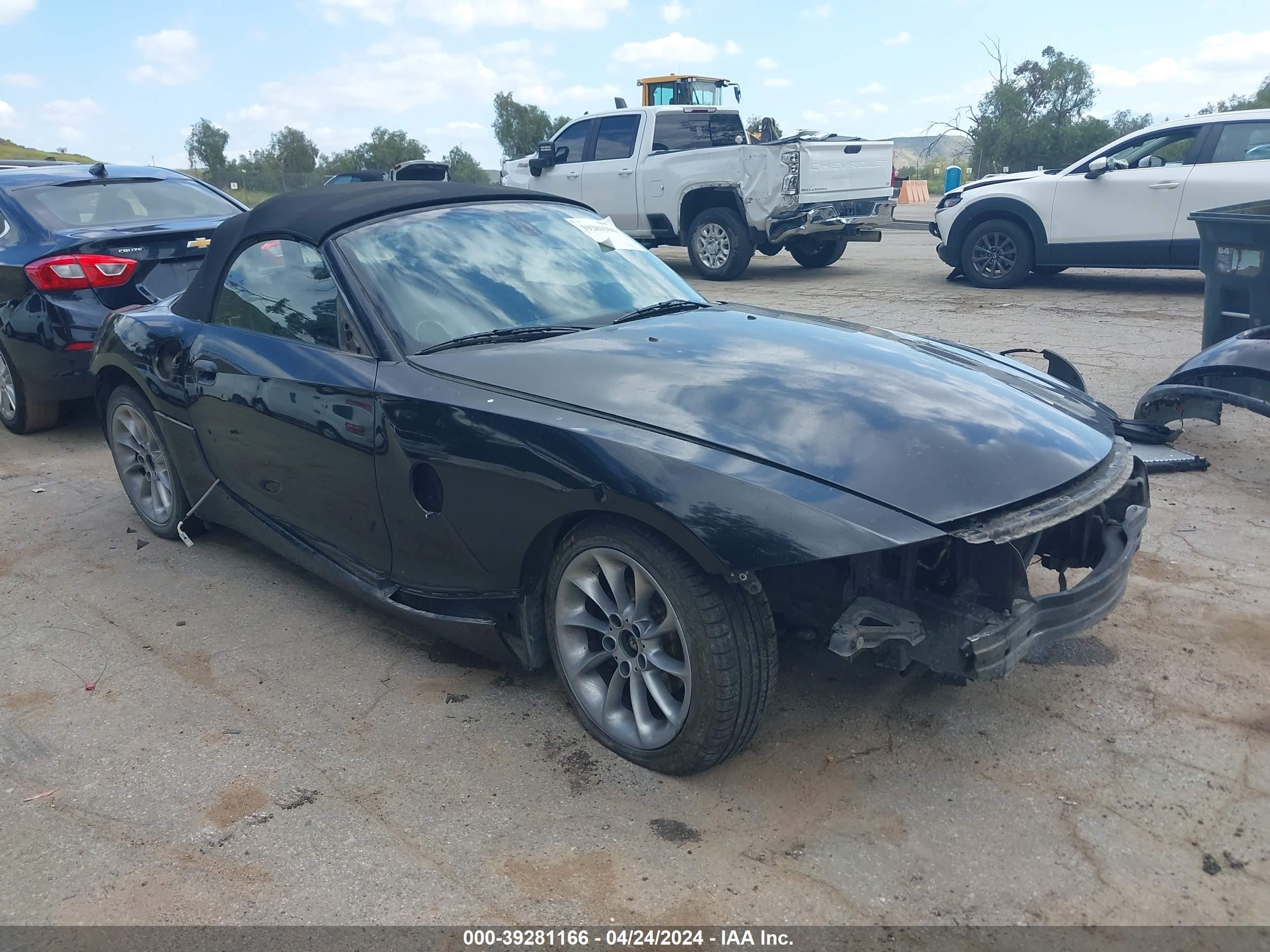 bmw z4 2003 4usbt33423ls47159