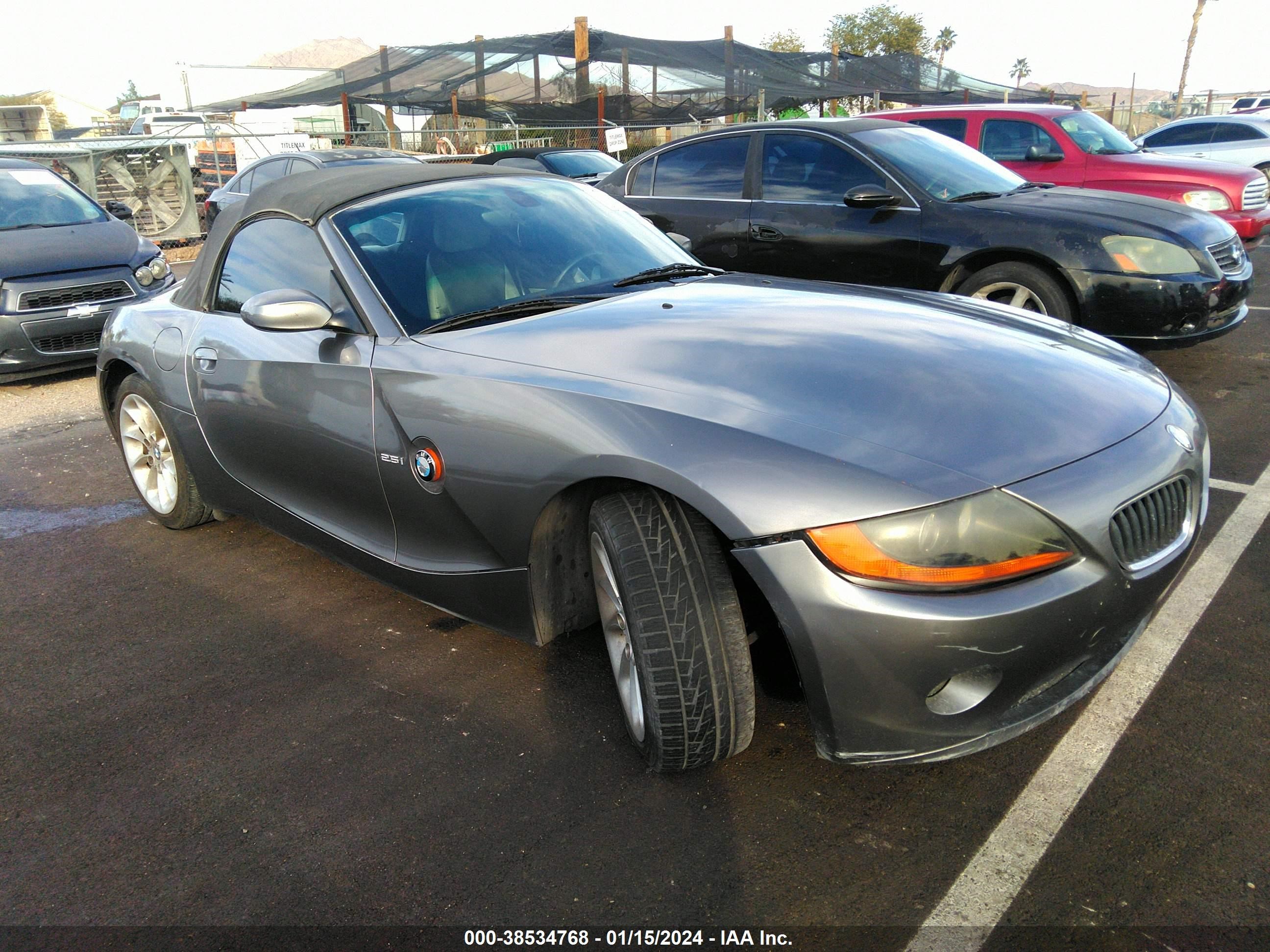 bmw z4 2003 4usbt33453lr66230