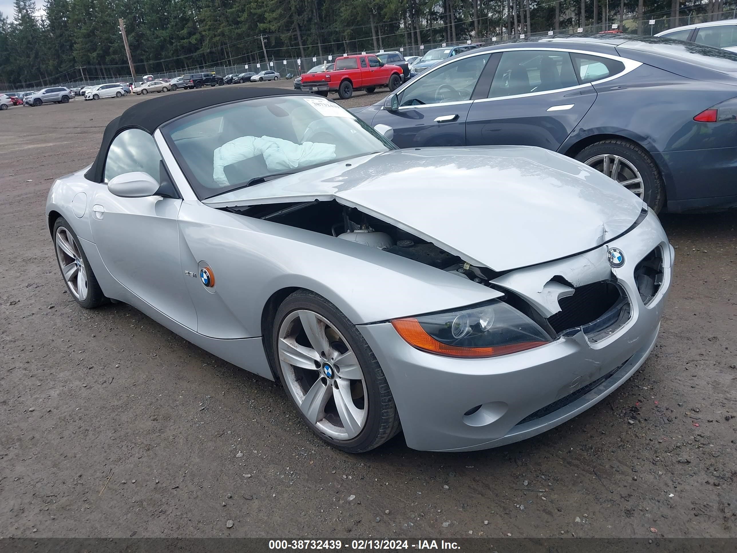 bmw z4 2003 4usbt33483ls46596