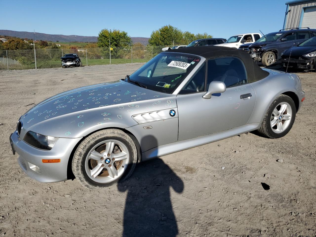 bmw z3 2000 4usch9349ylg04386