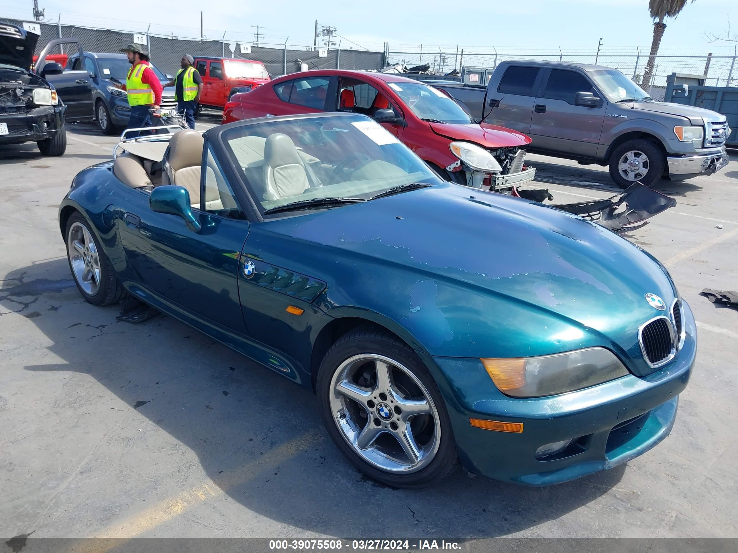 bmw z3 1997 4uscj3321vlc07878