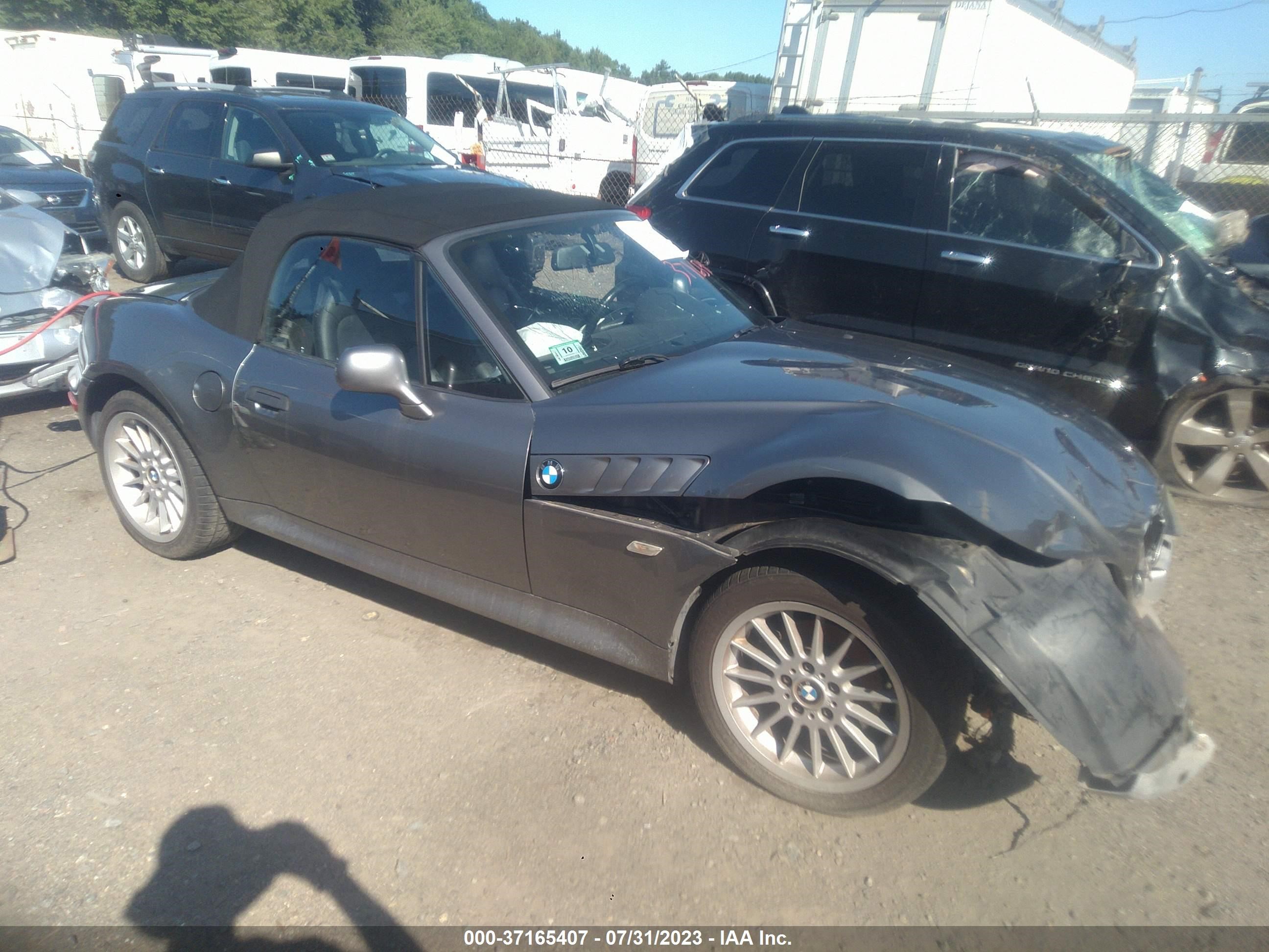 bmw z3 2002 4uscn53452lj60770